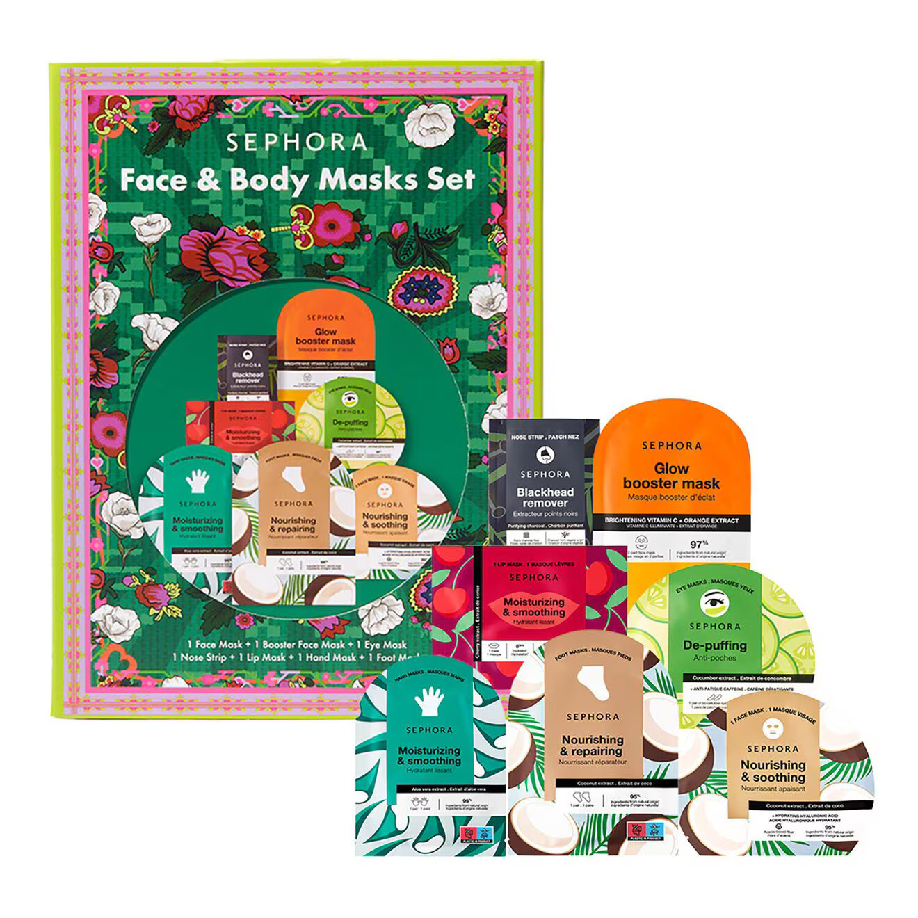 Face & Body Masks Set