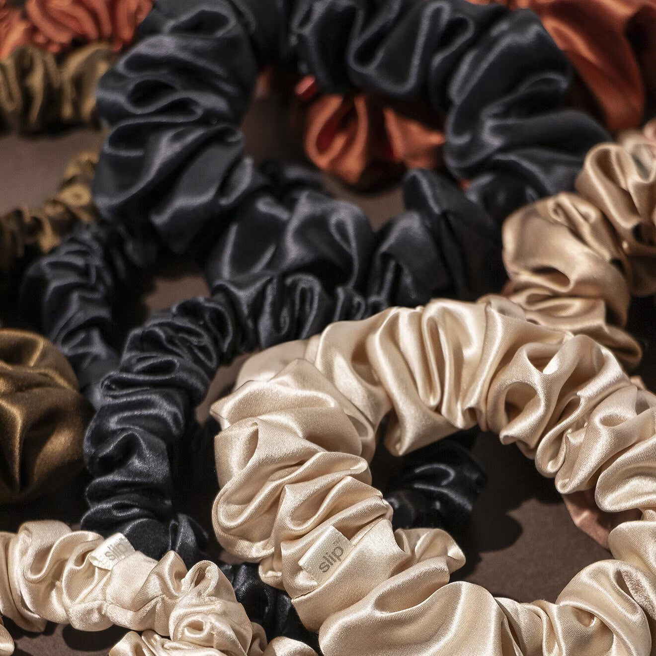 Back to Basics Midi/Large Scrunchie - Light Brown
