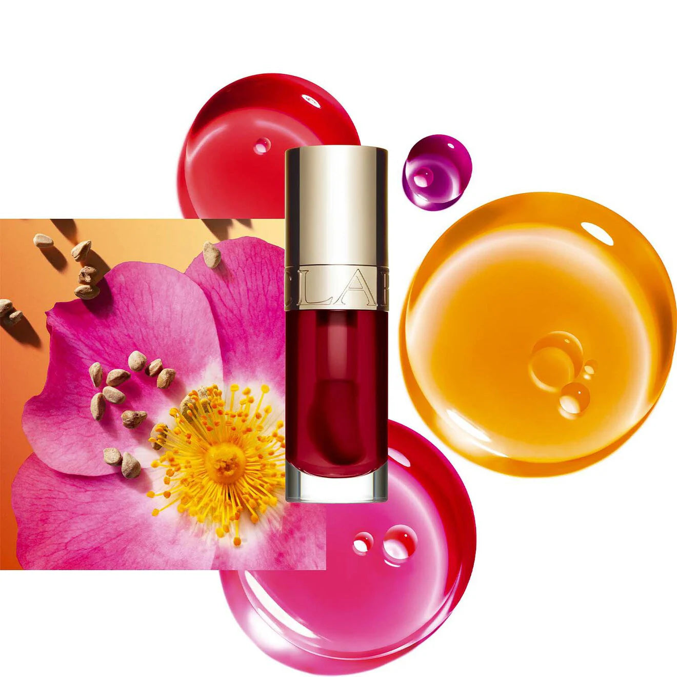 Lip Comfort Oil - Gloss with rubiginosa rose oil