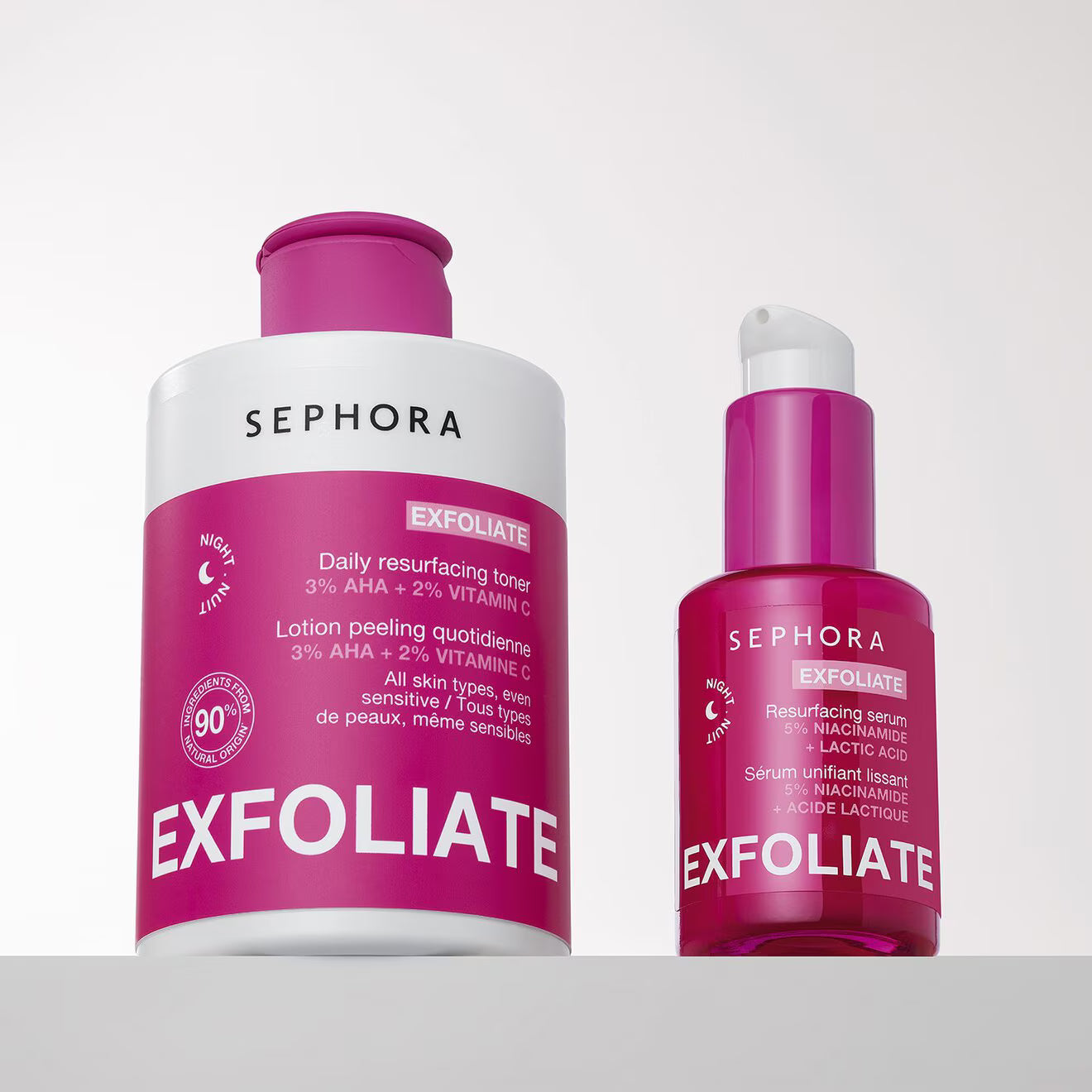 Exfoliate Resurfacing Serum – 5% Niacinamide + Lactic Acid