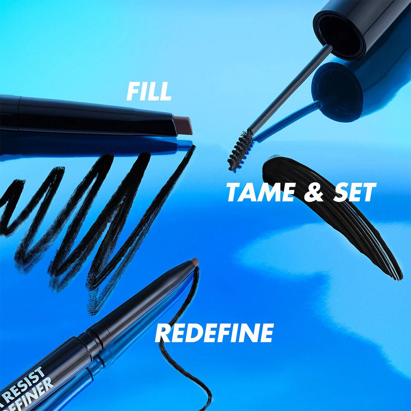 Aqua Resist Brow Filler - 24Hr Slanted Tip Brow Pencil