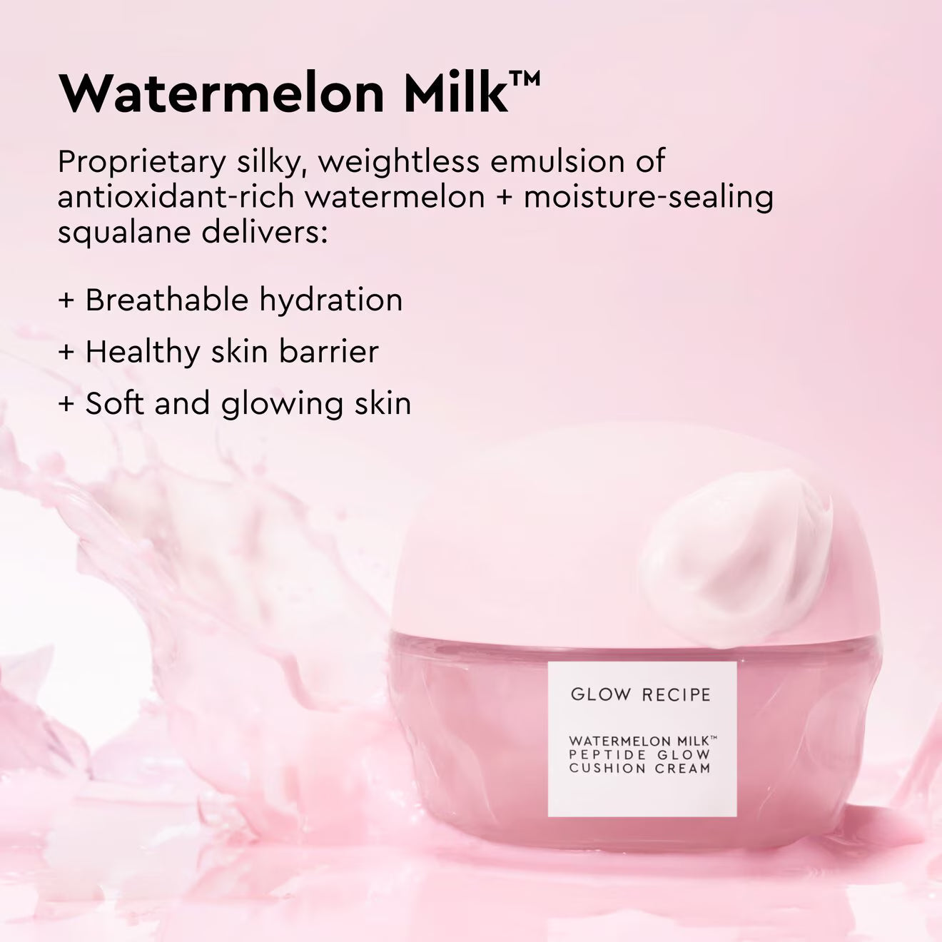 Watermelon Milk Peptide Cushion Cream™ Refillable Moisturizer