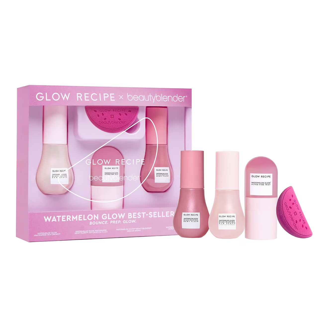 Glow Recipe X Beautyblender Travel-Size Watermelon Glow Set