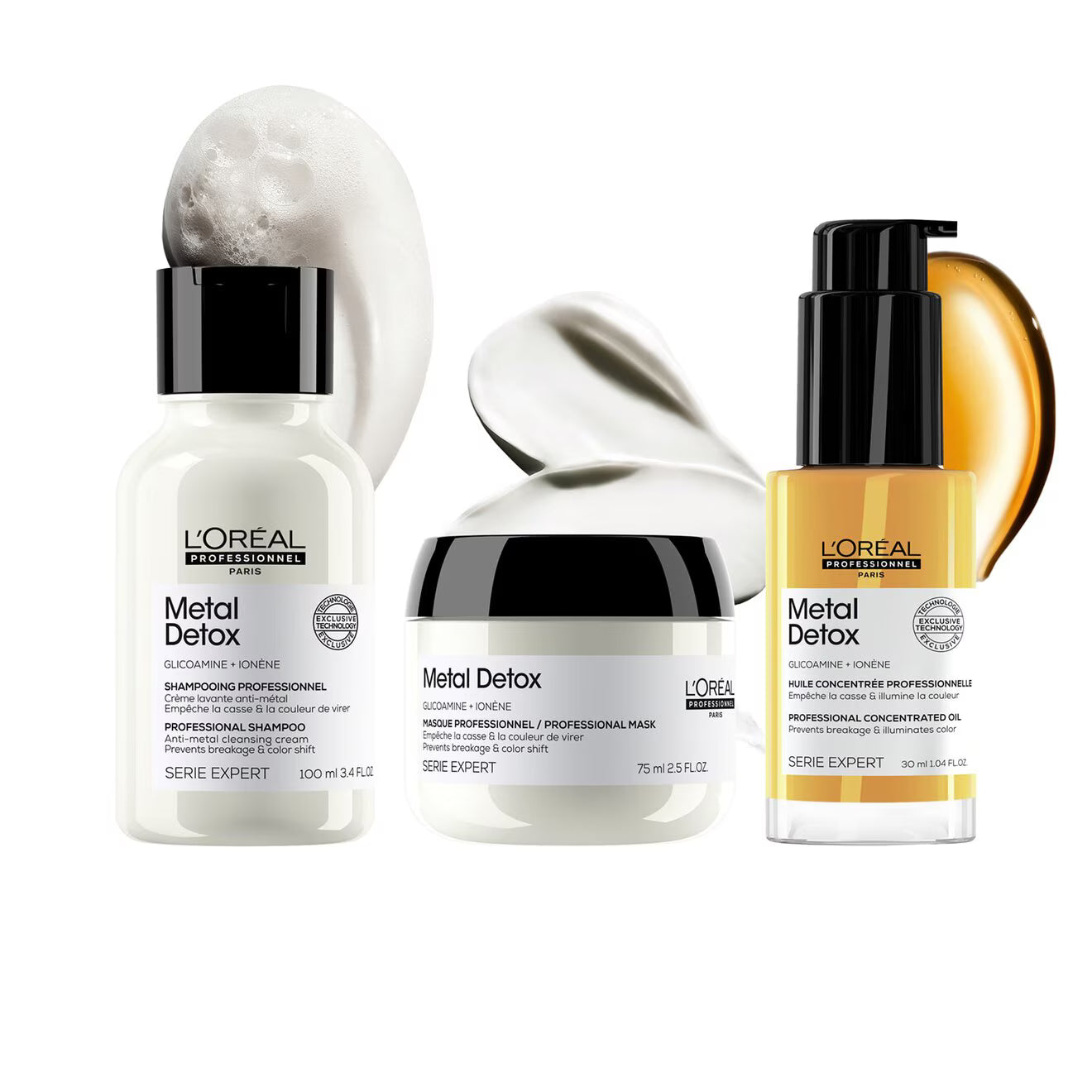 Metal Detox Mini Trio Kit for Hair Breakage & Color Protection