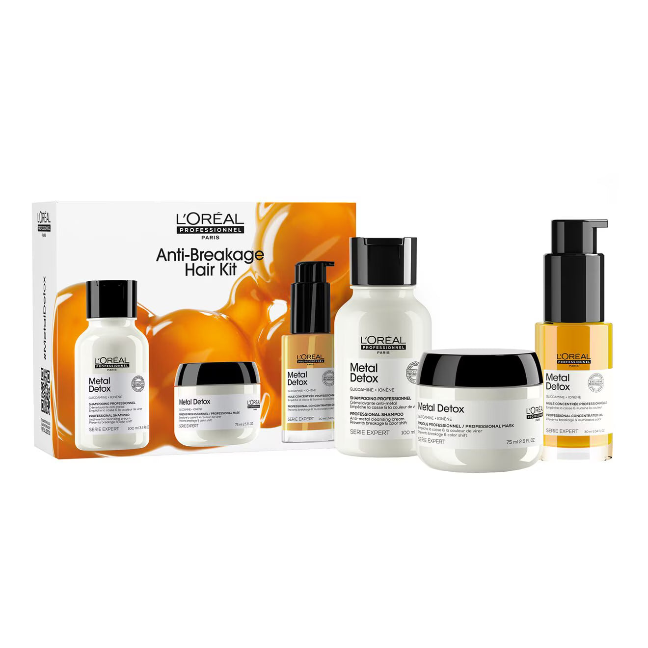 Metal Detox Mini Trio Kit for Hair Breakage & Color Protection