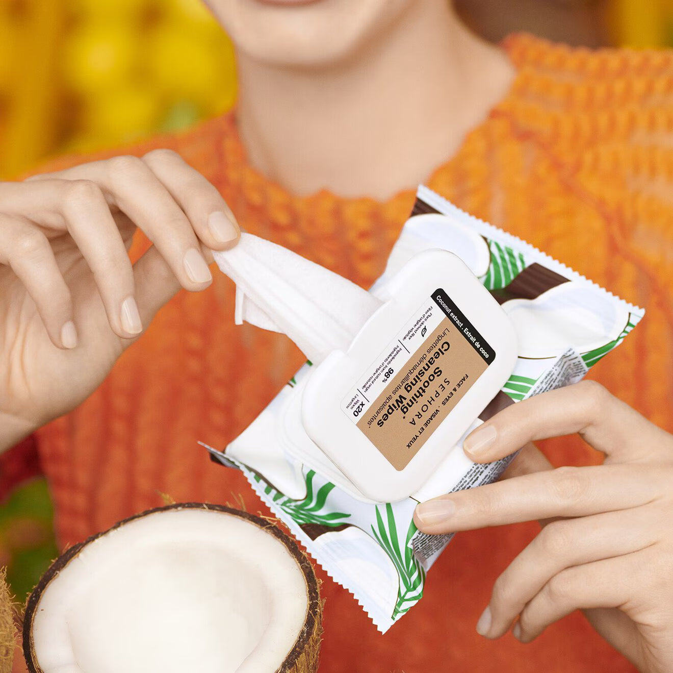 Cleansing & Hydrating Wipes - Fruit & Plant Extracts + Micellar Lotion