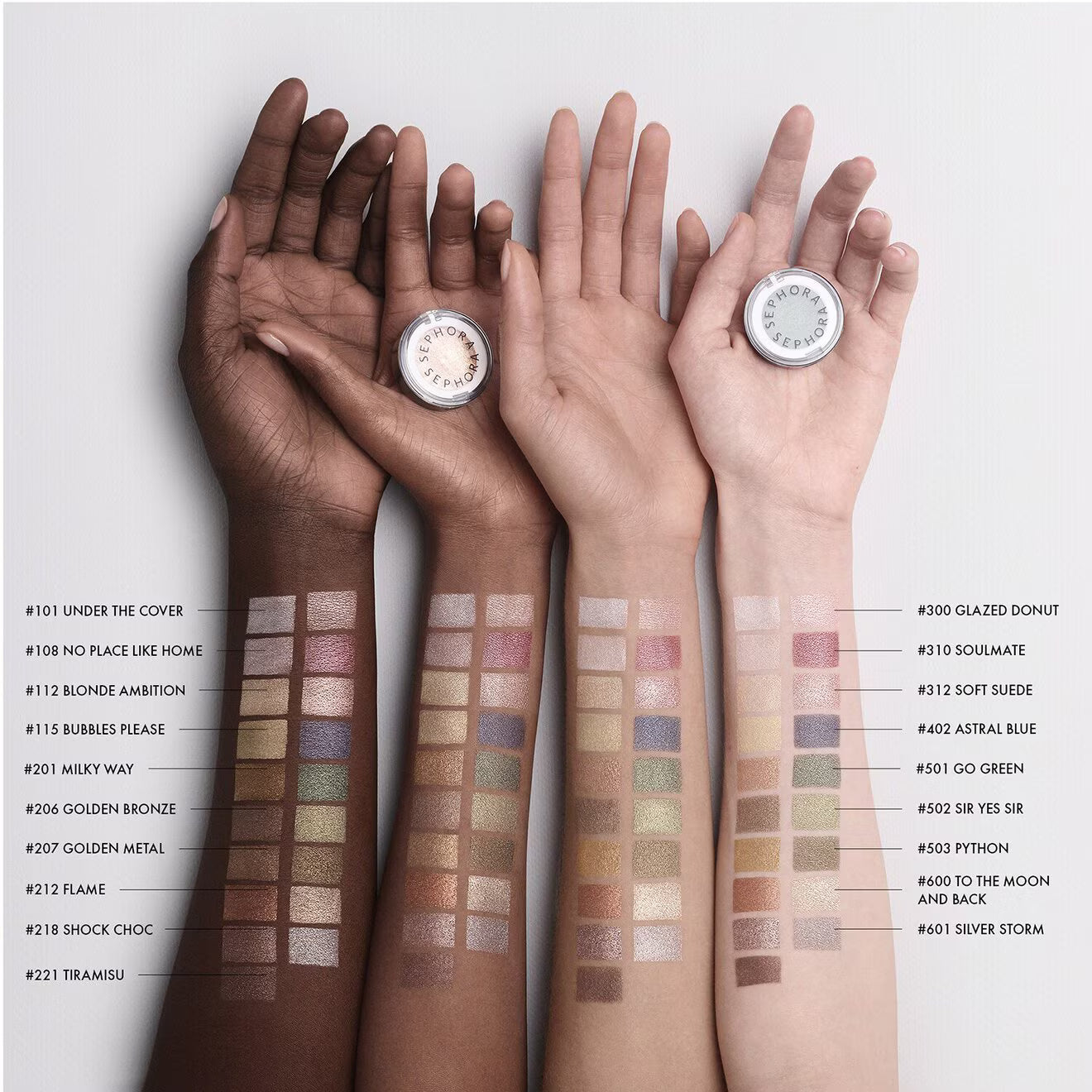 Colorful Eyeshadow - Glitter Finish