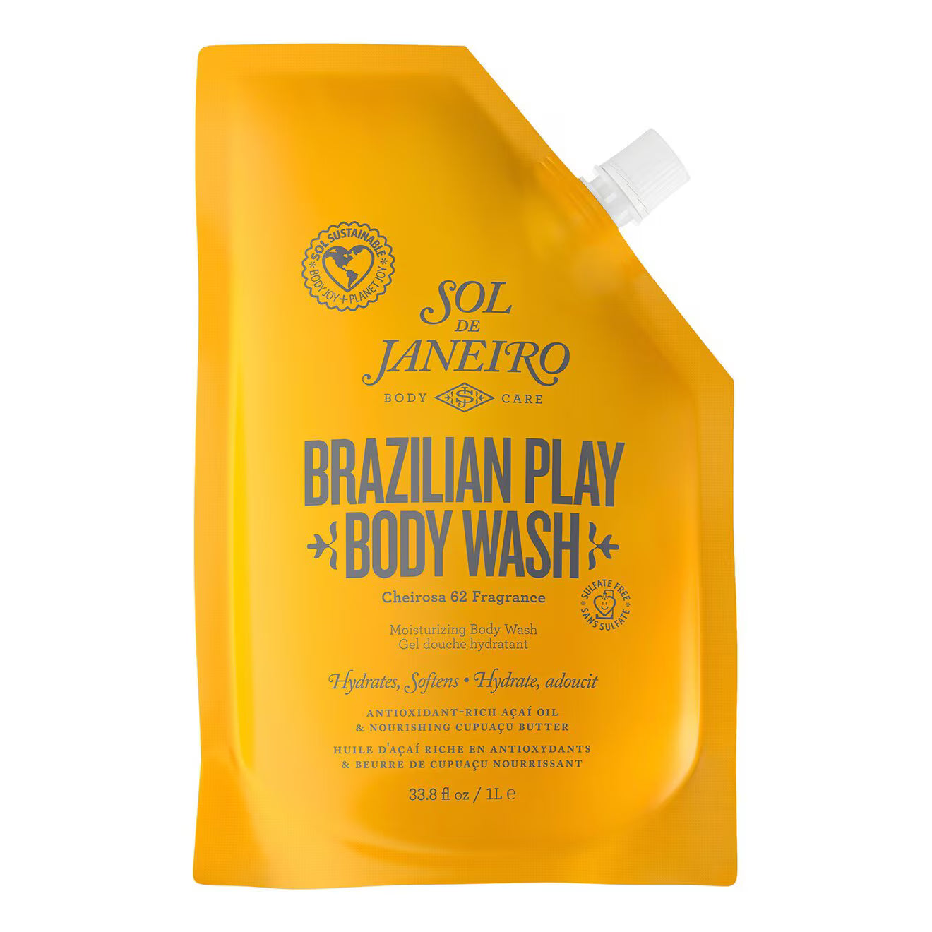 Brazilian Play Body Wash Refill Pouch