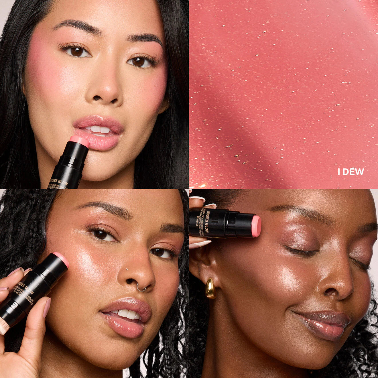 Nudies Glow All Over Face Highlight