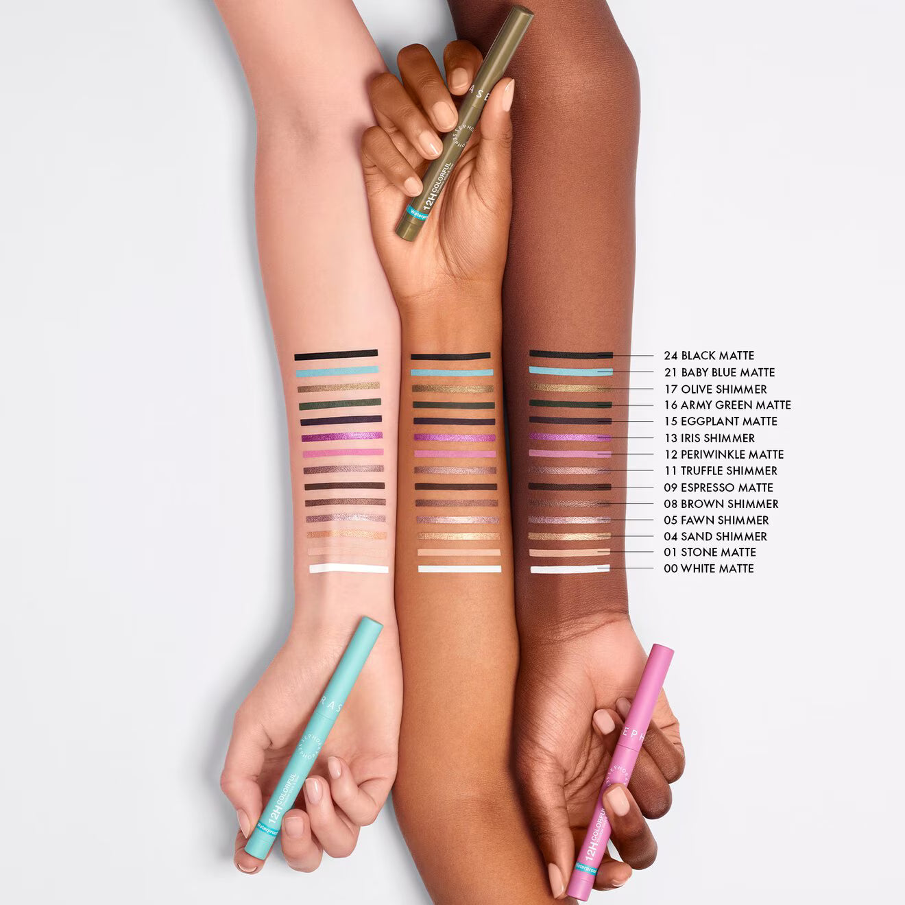 12hr Colorful Eyeshadow Stick & Liner