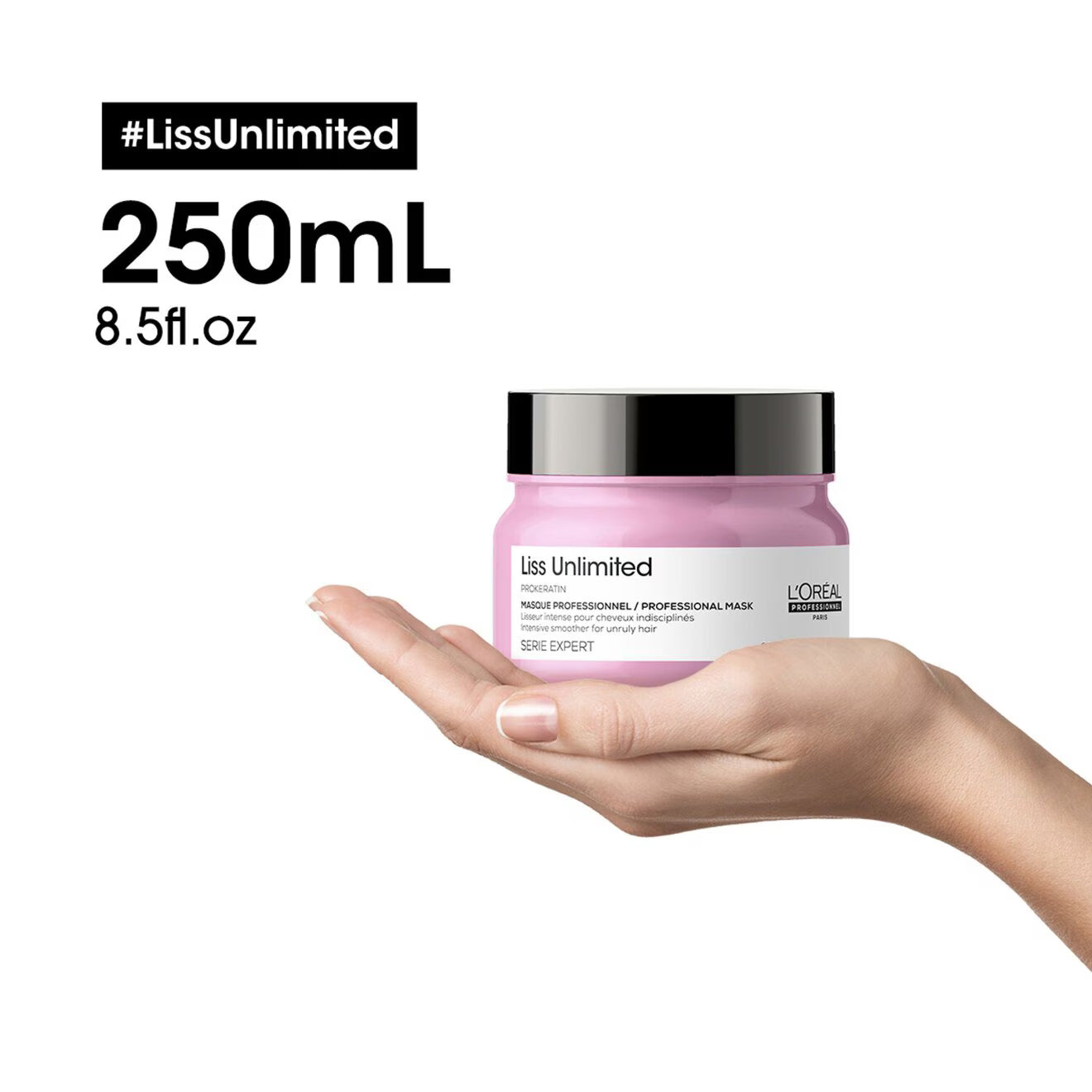 Liss Unlimited mask, for rebellious frizzy hair & straightened hair