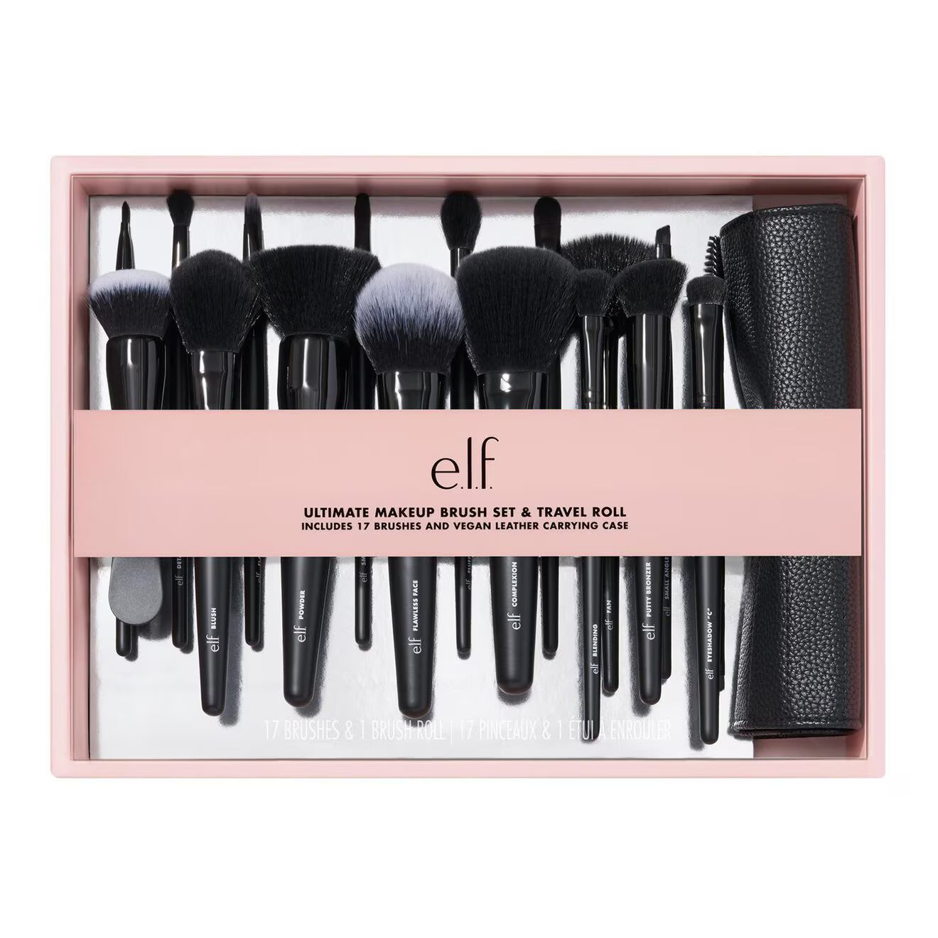 Ultimate Makeup Brush Set & Travel Roll