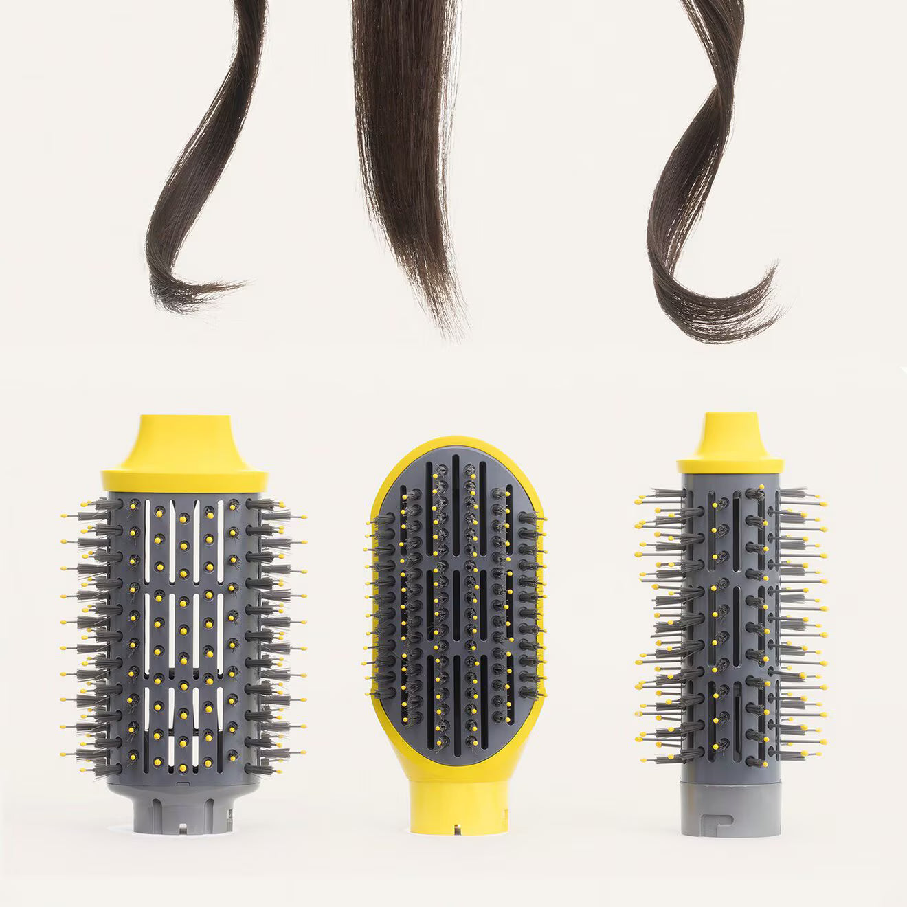 The Triple Shot Interchangeable Blow-Dryer Brush