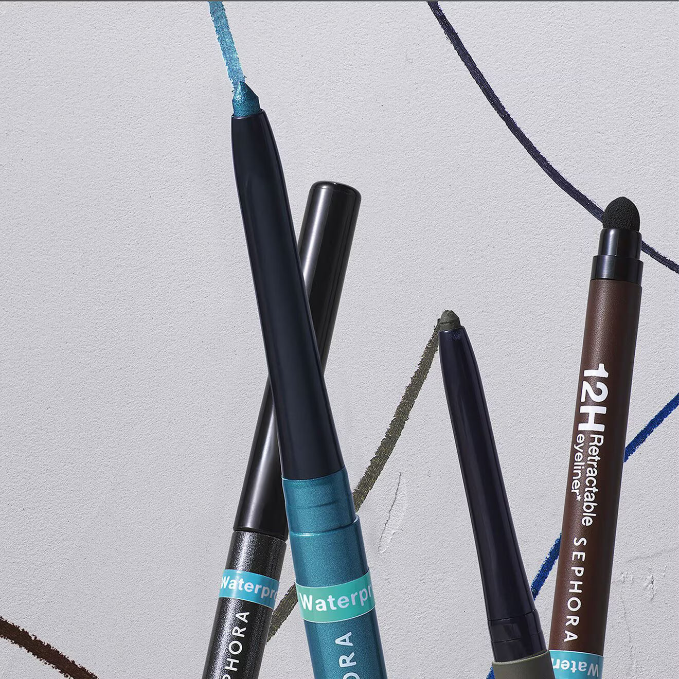 Waterproof 12H Retractable Eyeliner