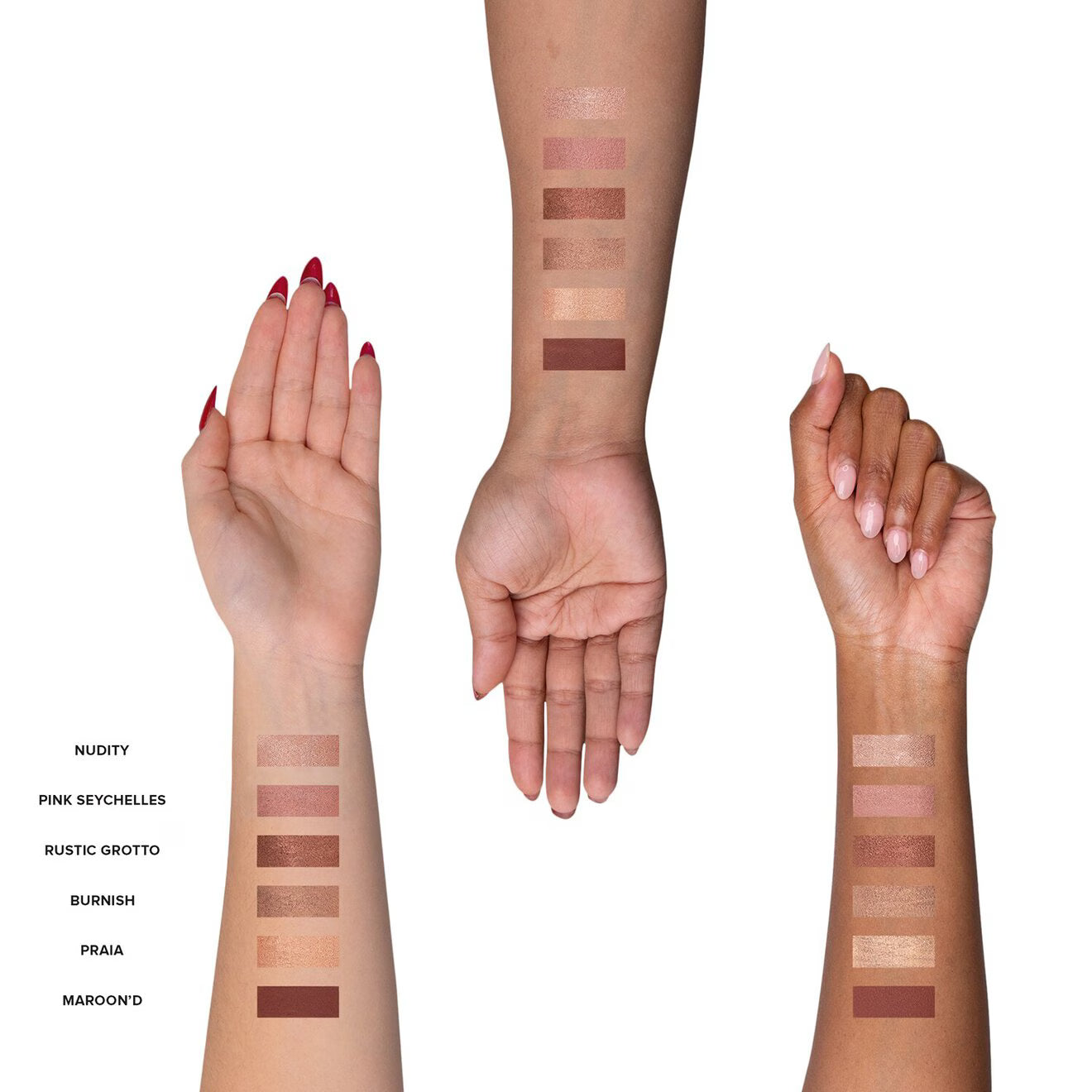 Nude Beach - 6-Piece Eye Palette