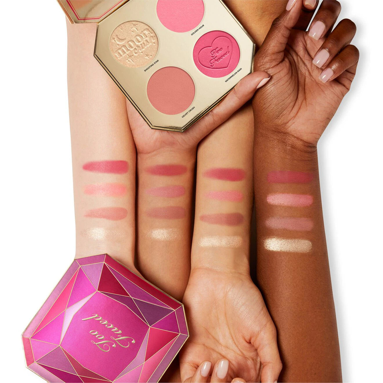 Jewel Crush Blush & Highlighter Face Palette