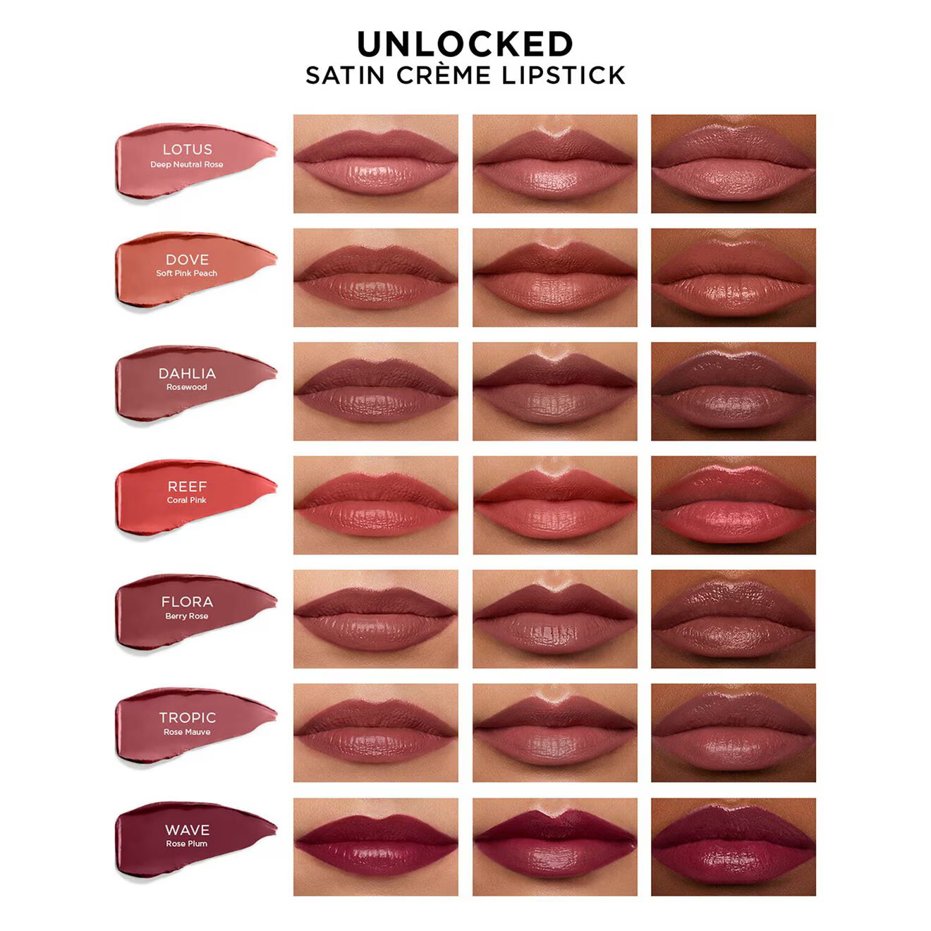 Unlocked Satin Creme Lipstick