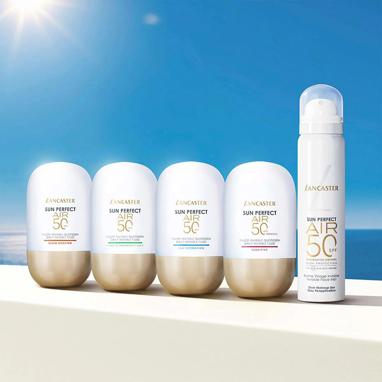 Sun Perfect AIR Daily Invisible - Fluid SPF50 Glow Booster