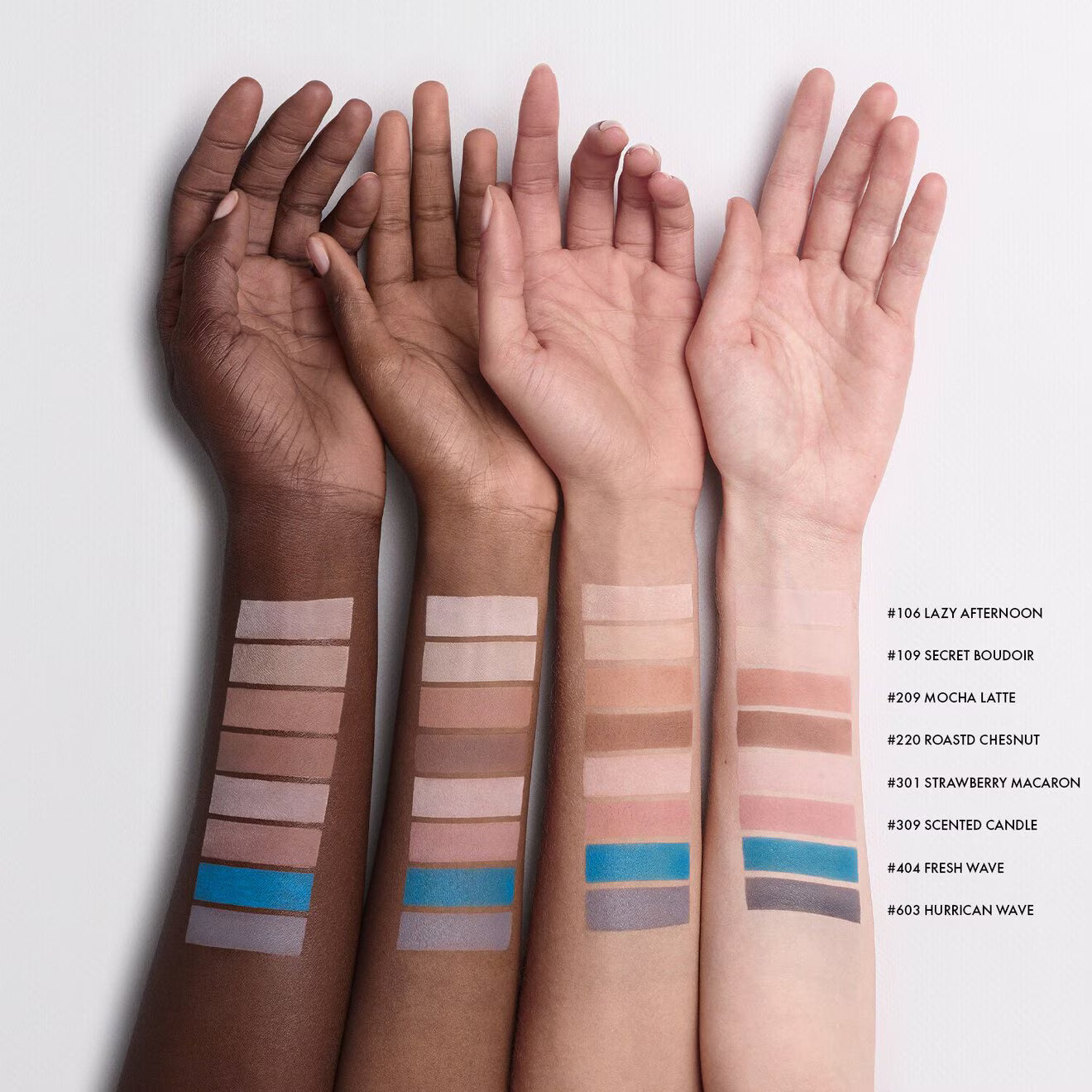Colorful Eyeshadow - Matte Effect