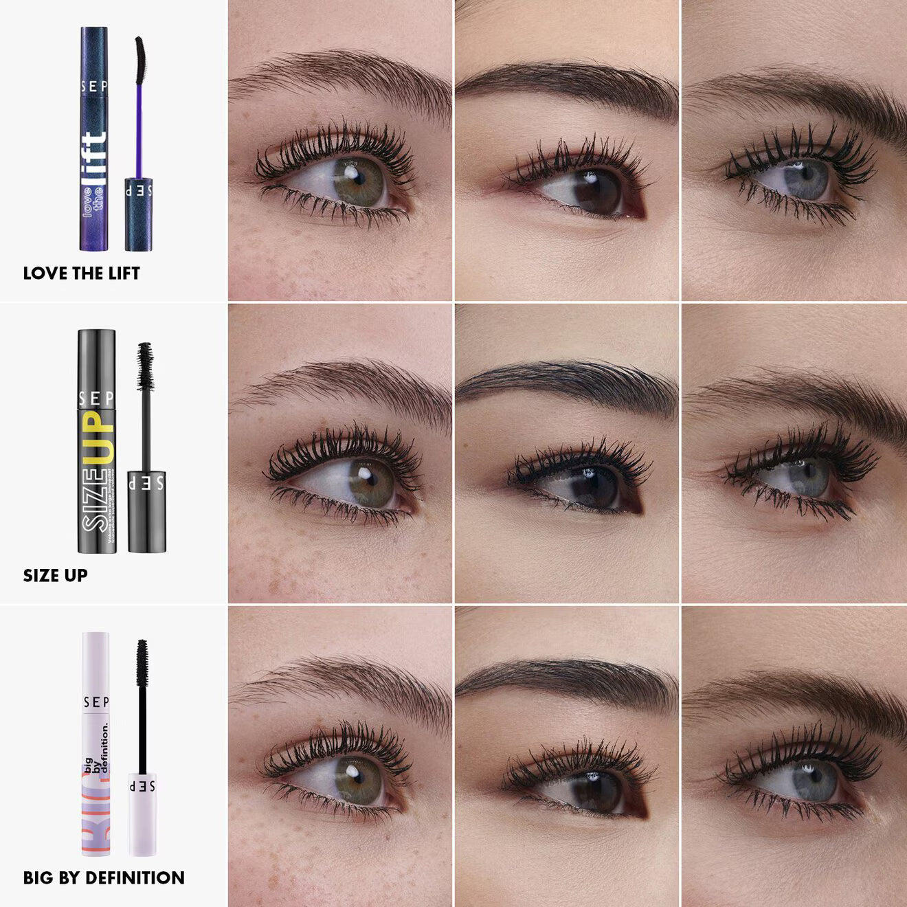 Moving Lights - Mascara Trio Set