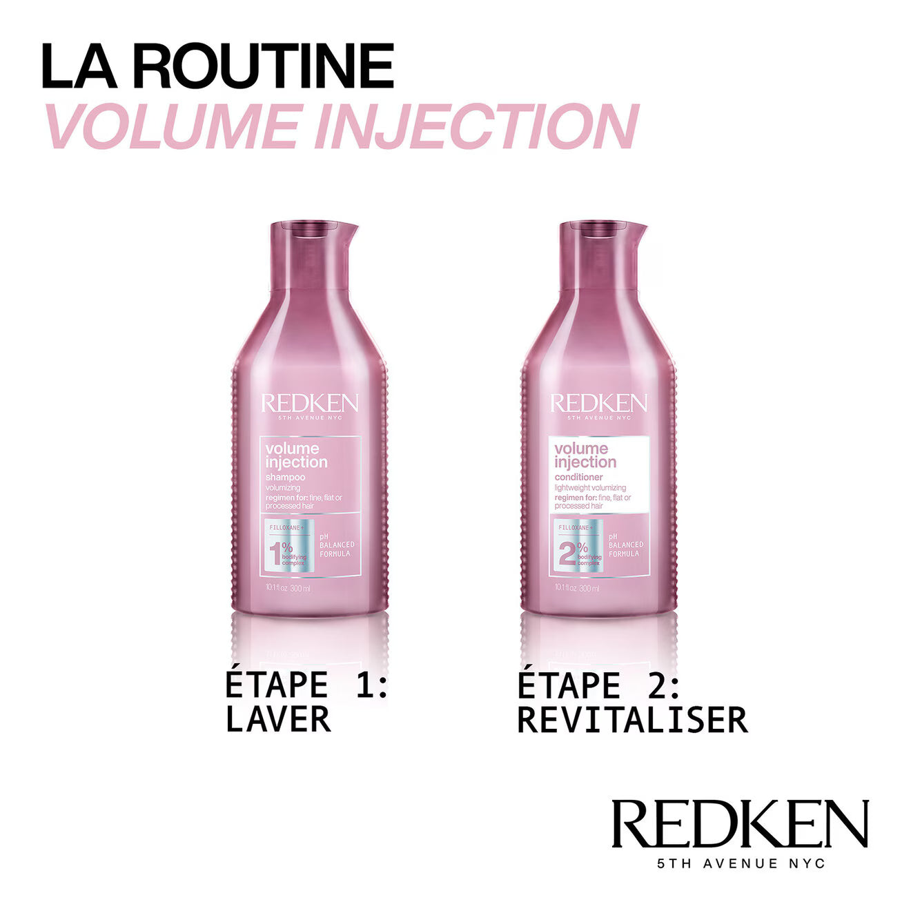 Volume Injection Conditioner for Fine, Flat or Processed Hair