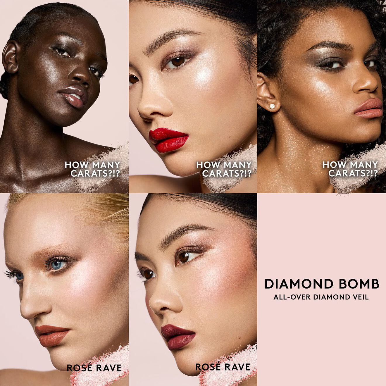 Diamond Bomb All Over Diamond Veil
