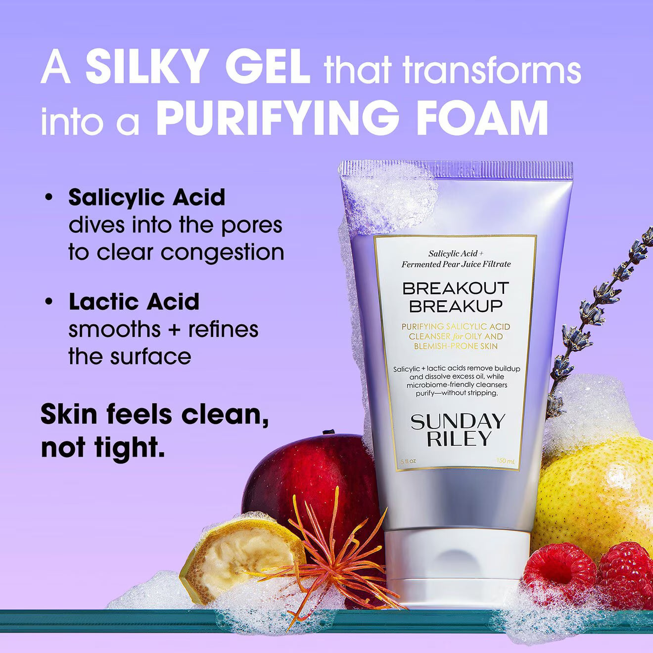 Breakout Breakup Salicylic Acid Cleanser for Blemish-Prone Skin