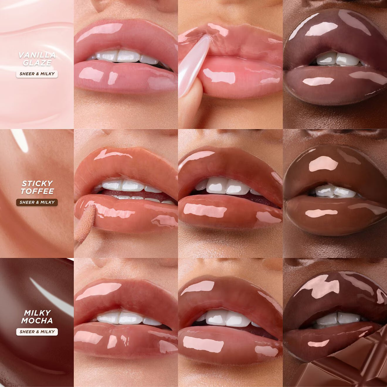 Honey Infused Lip Oils - Glazed Lips Trio