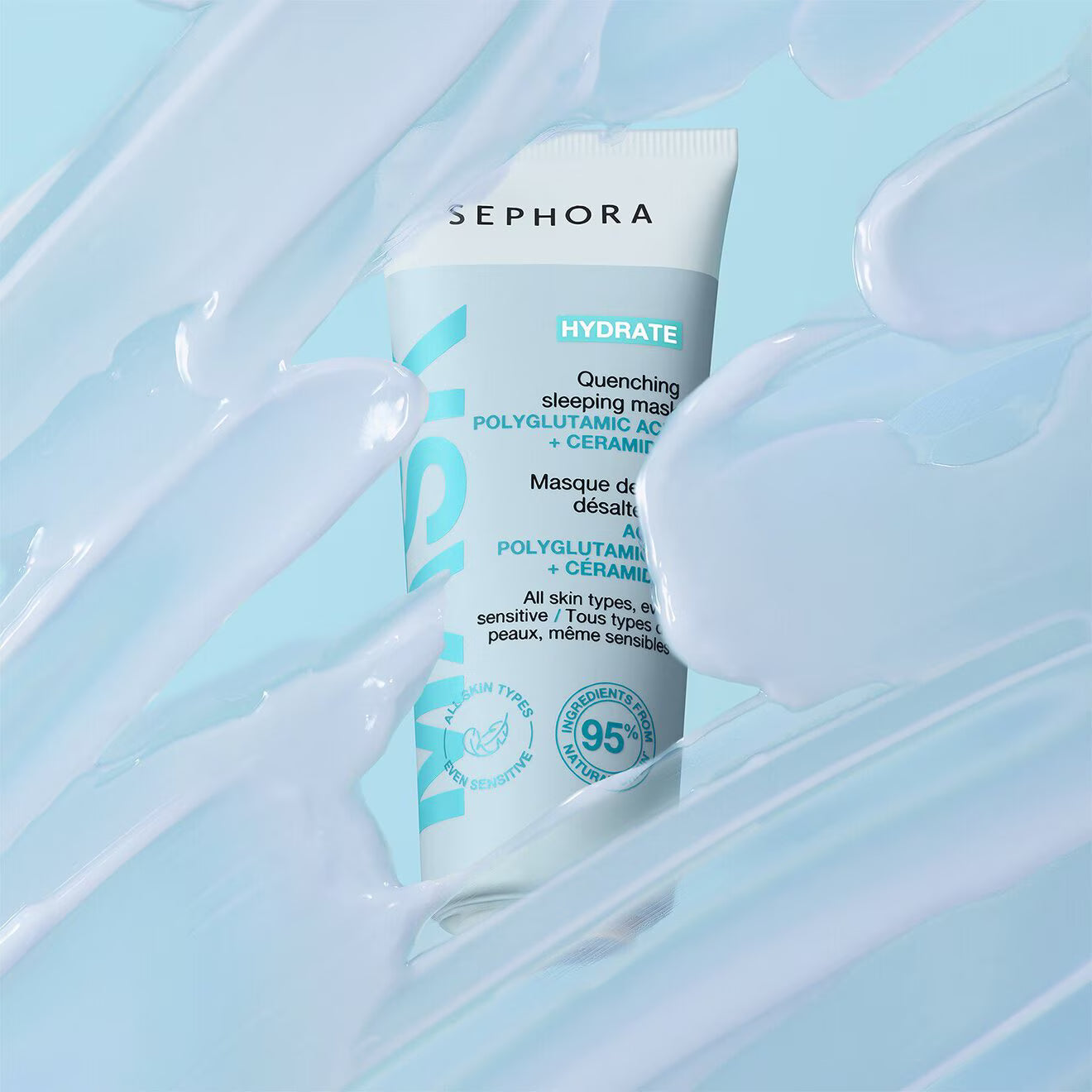 Quenching Sleeping Mask with Polyglutamic Acid & Ceramides