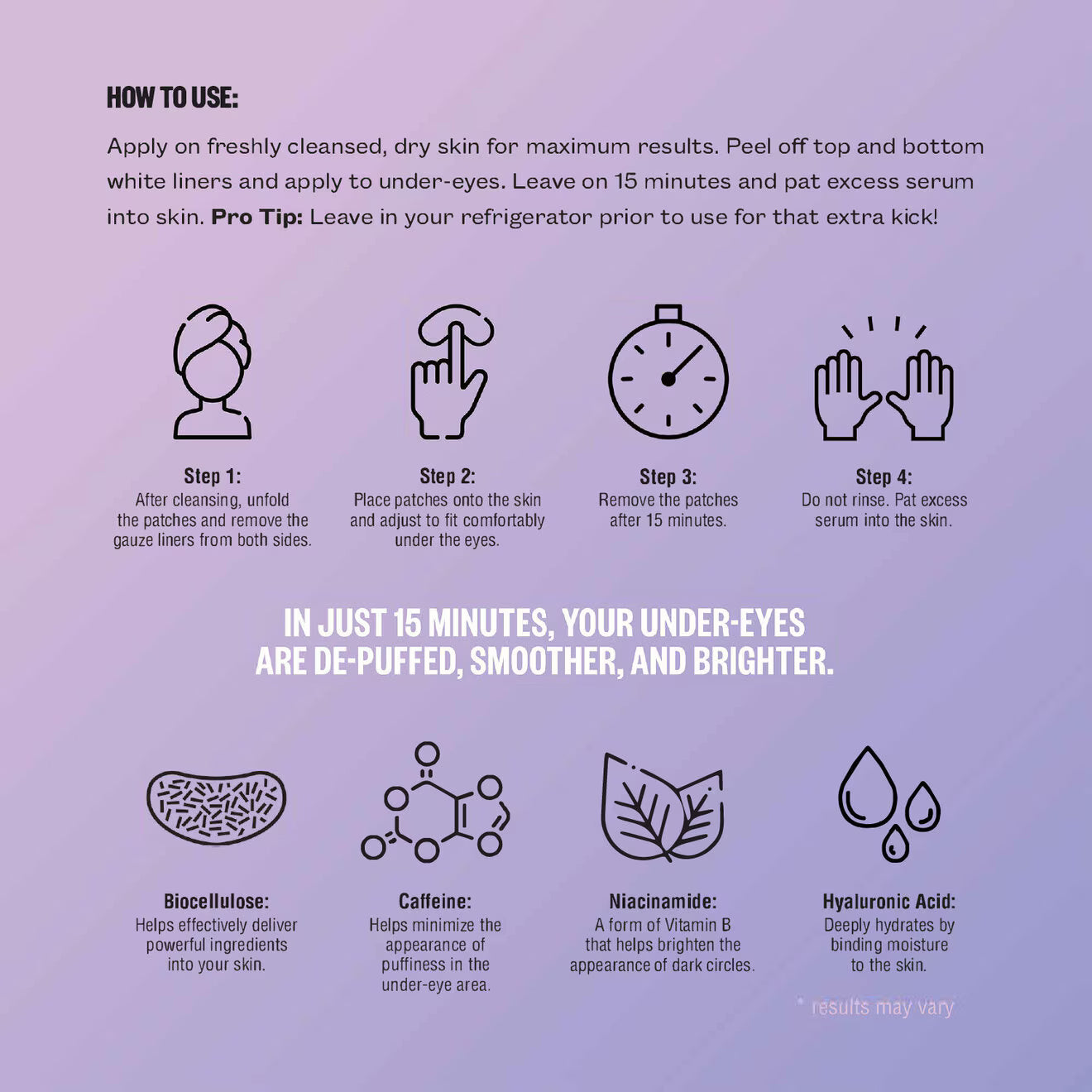 Puffy Eyes - Rejuvinating Under-Eye Patches