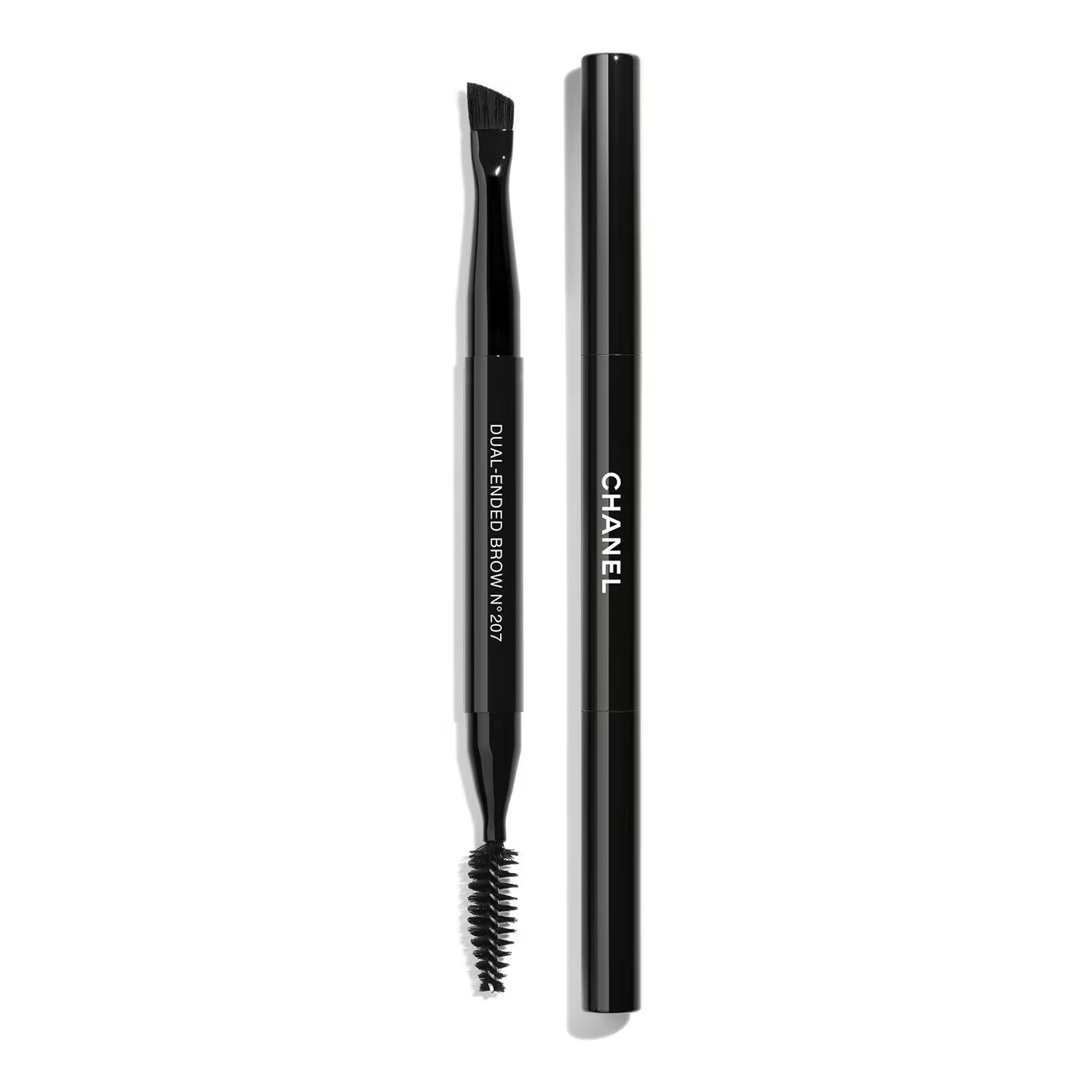 Pinceau Duo Sourcils N°207 Dual-Ended Brow Brush: Grooms And Redefines