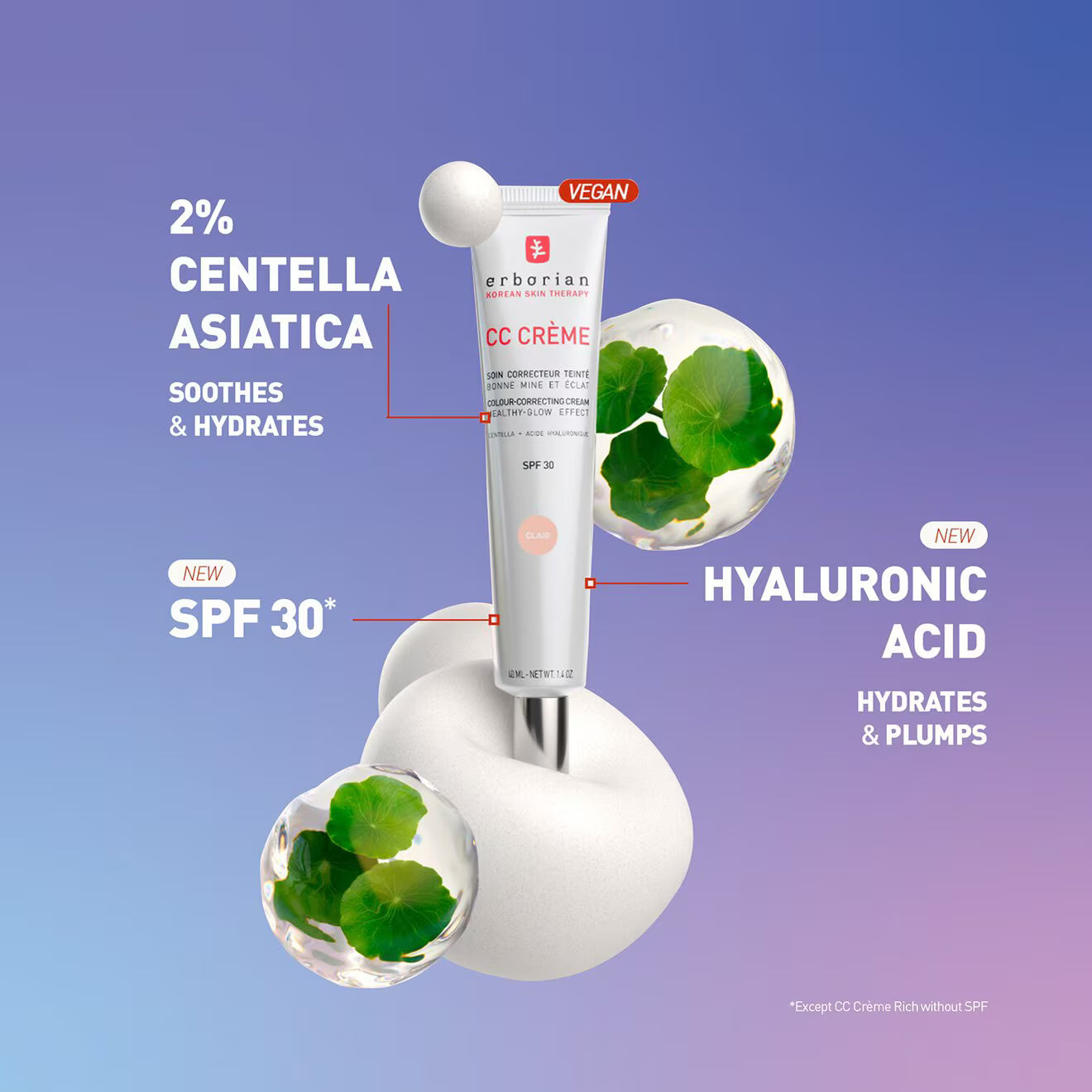 Korean Skincare Routine with CC Crème Clair