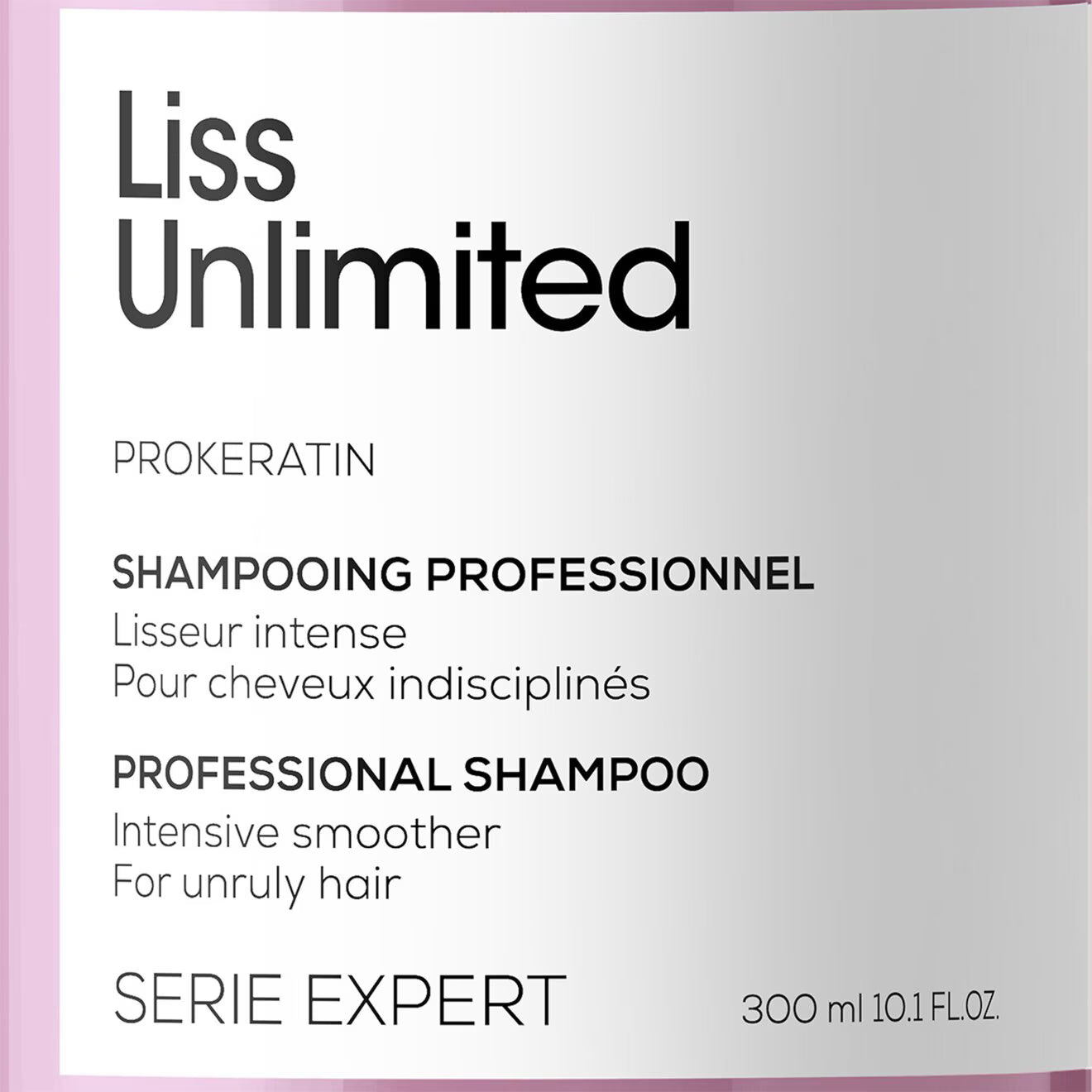 Liss Unlimited shampoo, for rebellious frizzy hair & straightened hair