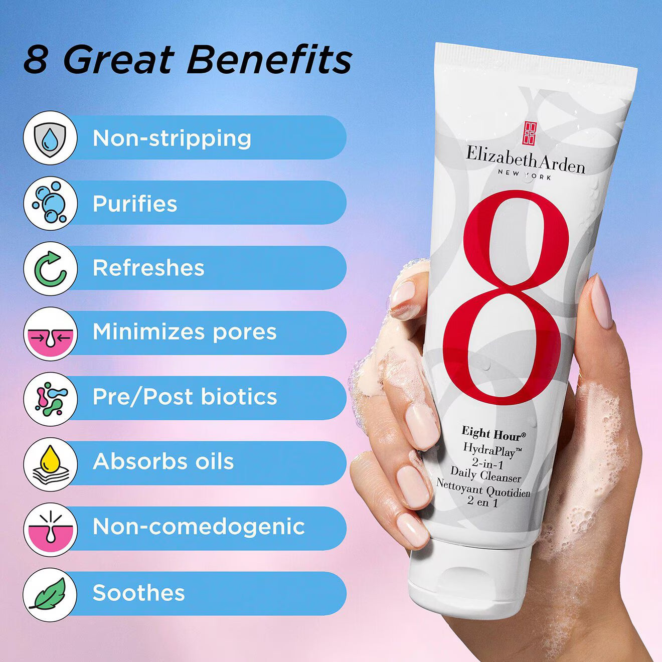 Eight Hour® HydraPlay™ 2-in-1 Daily Cleanser