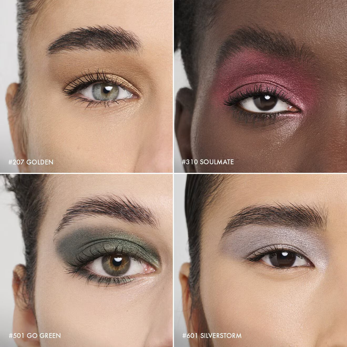 Colorful Eyeshadow - Shimmer Finish