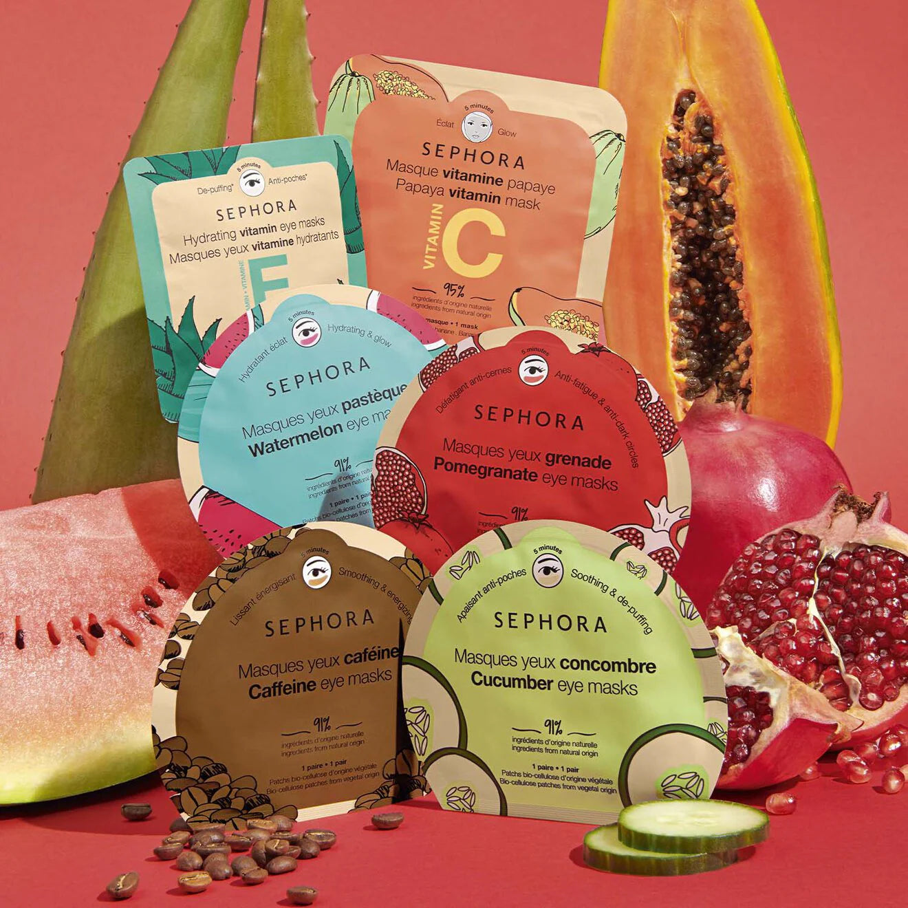 Glowing Vitamin Eye Masks