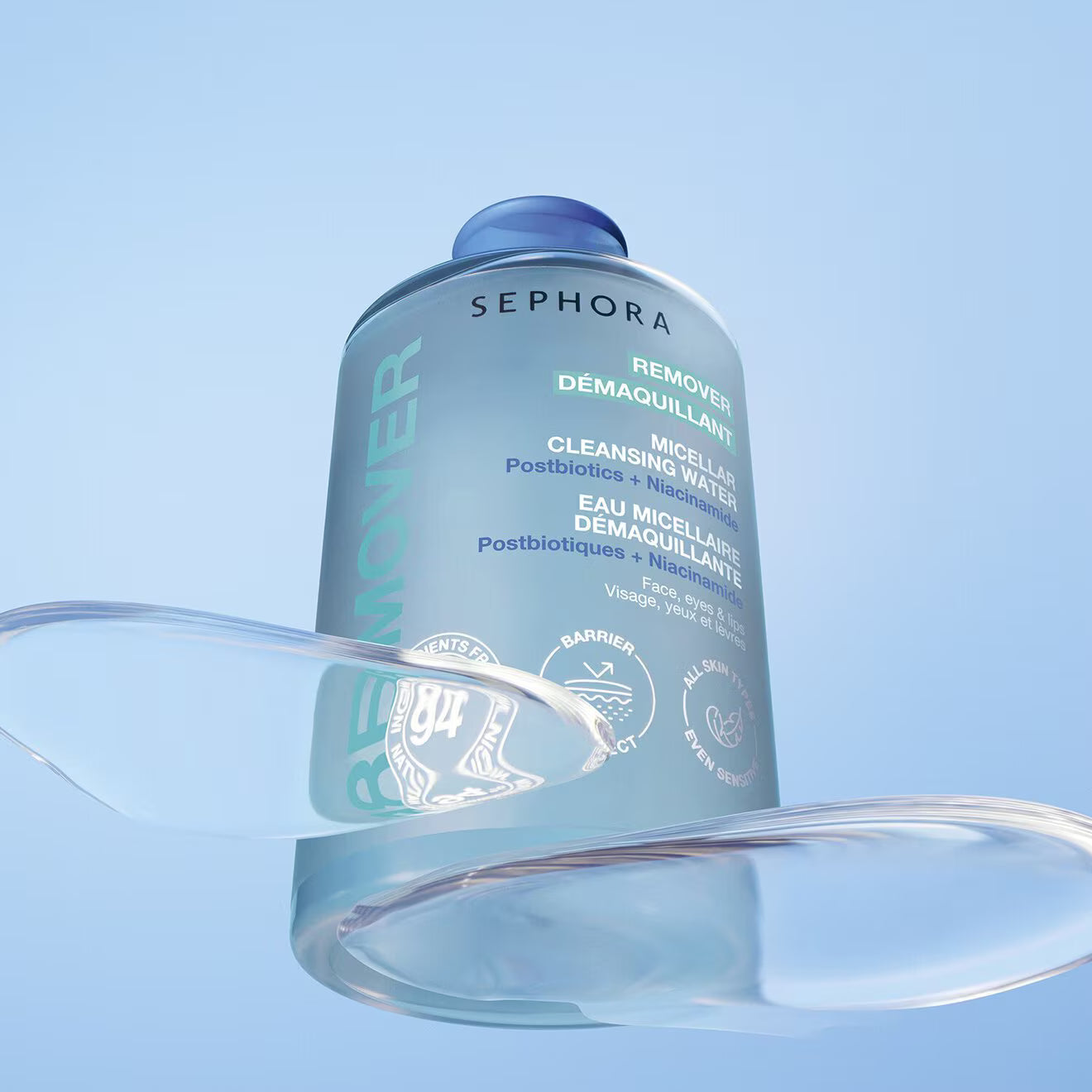 Micellar Cleansing Water – Removes Makeup + Protects