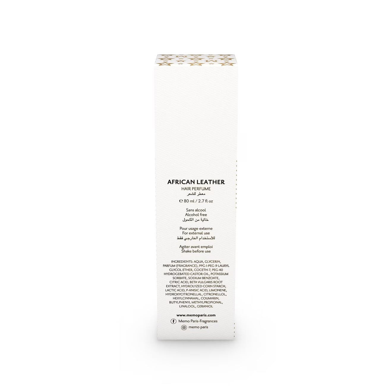 Memo Hair Perfume African Leather