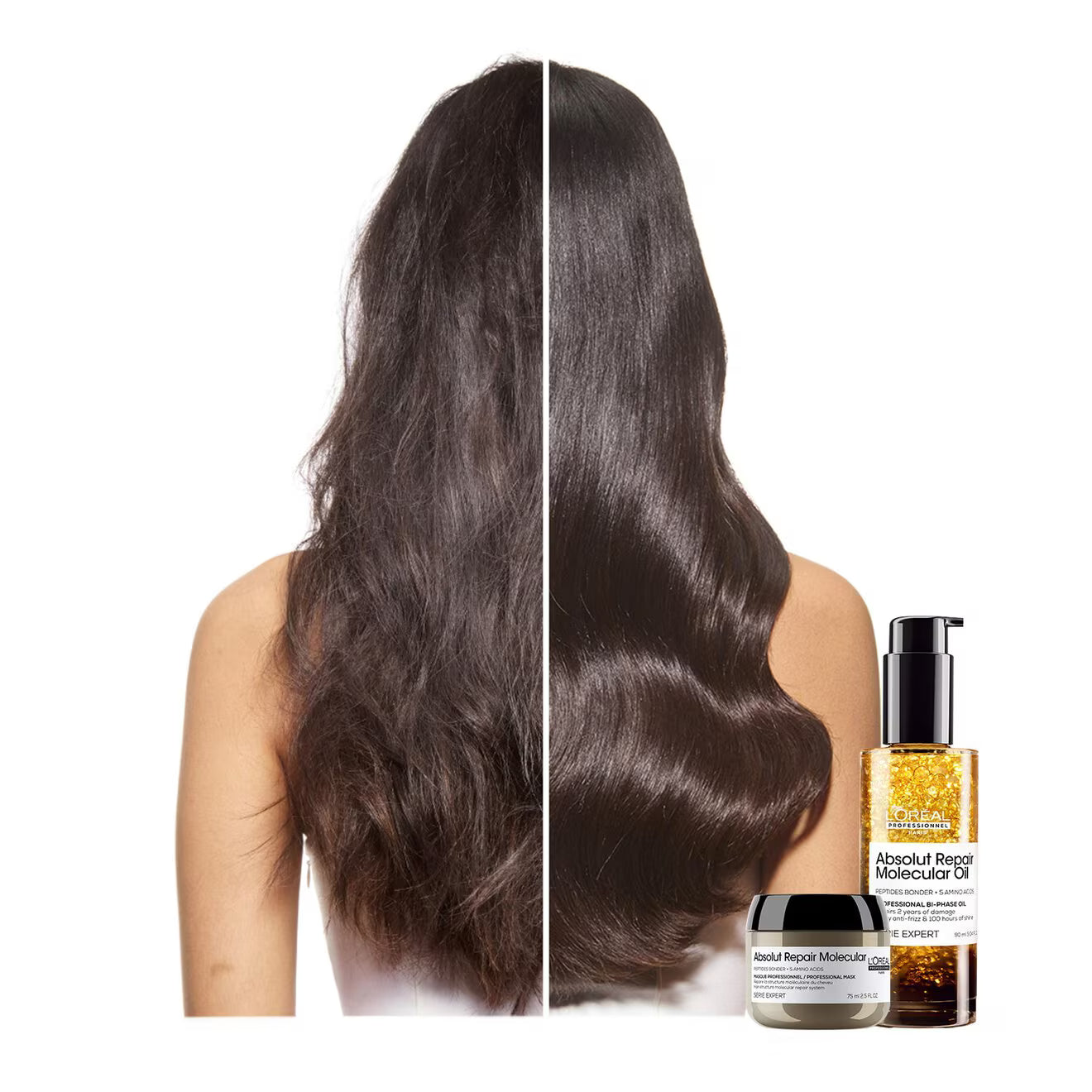 Absolut Repair Molecular Set for Damaged Hair - Bi-phase Oil & Mask