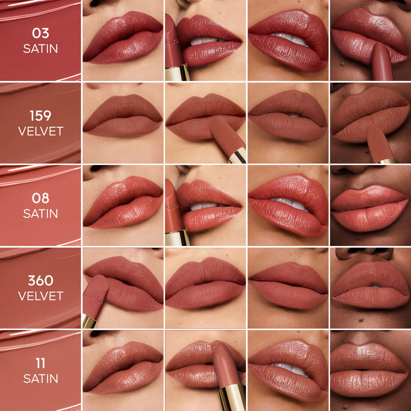Rouge G The Customisable Ultra-Care Lipstick - Refill & Mirror Jewel Case