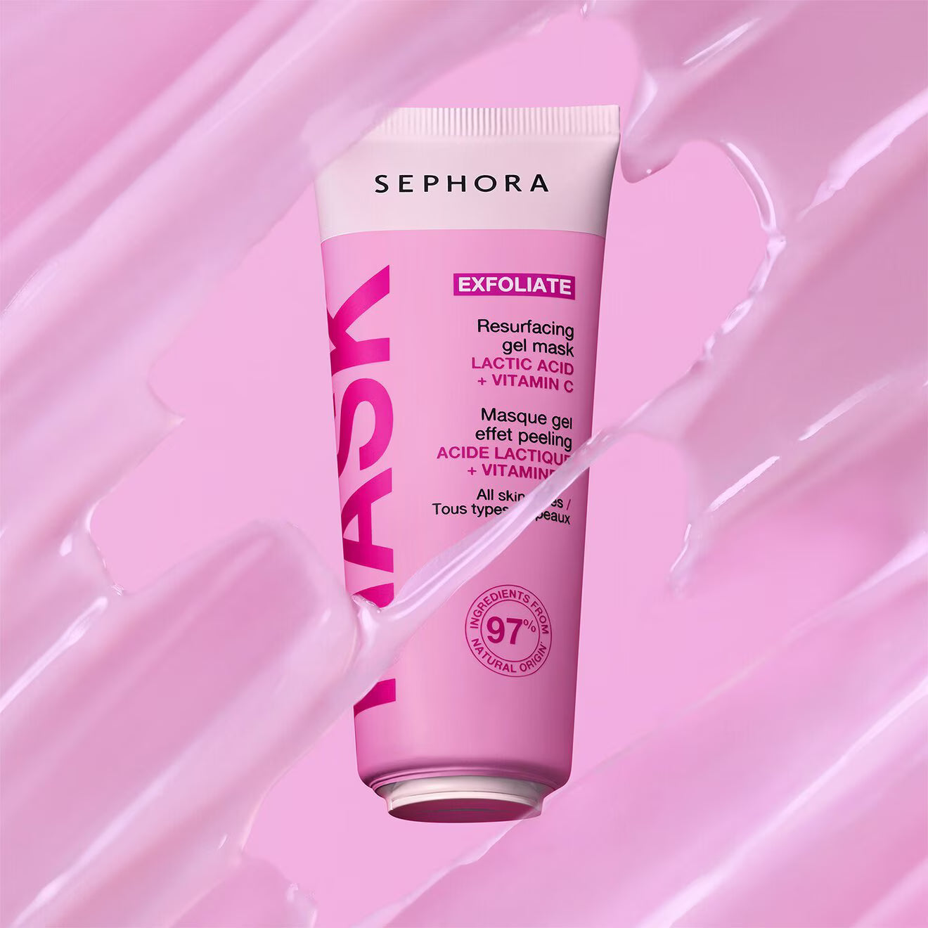 Resurfacing Gel Mask with Lactic Acid & Vitamin C