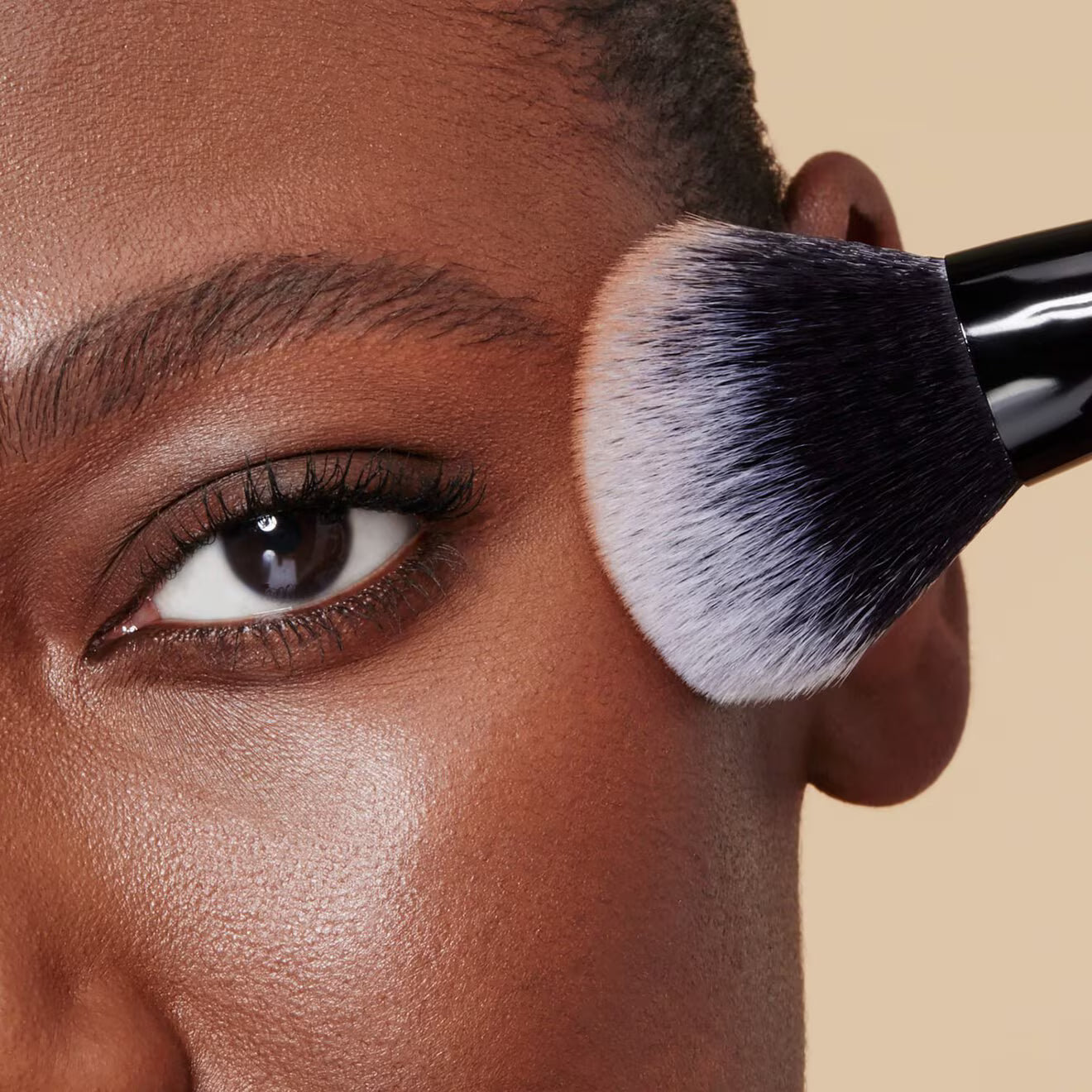 Cream & Powder Face Brush