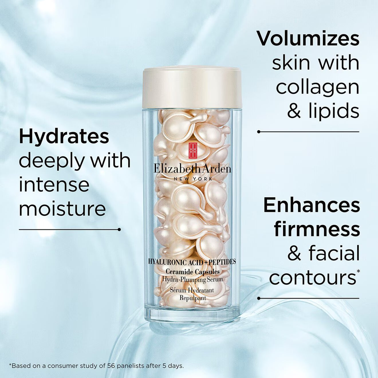 Hyaluronic Acid + Peptides Ceramide Capsules Hydra-Plumping Serum