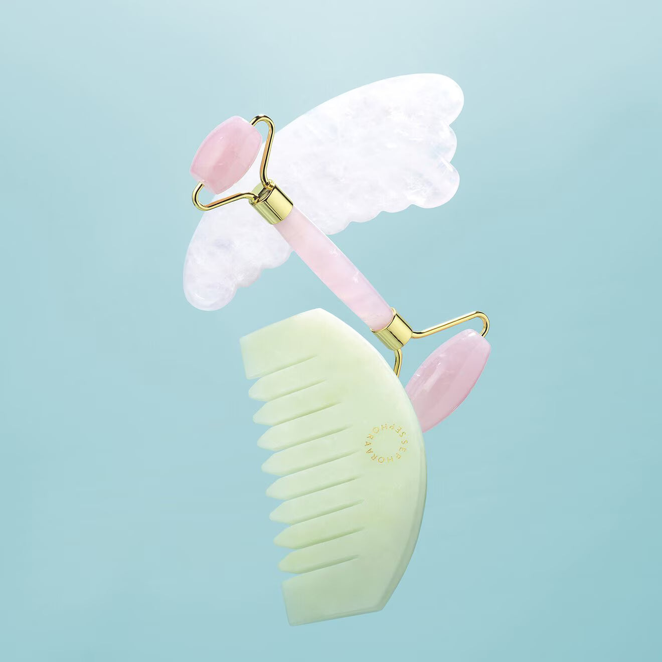Rose Quartz Roller - Face And Neck