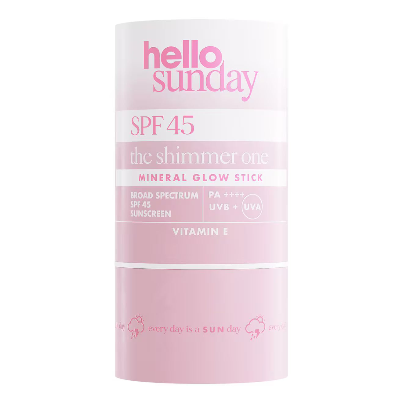 The Shimmer One – Mineral Glow Stick SPF 45 with Hyaluronic Acid