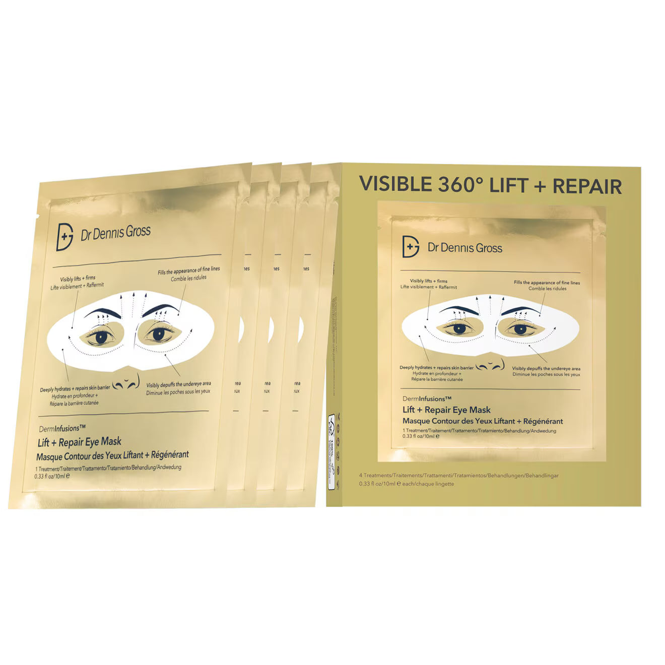 DermInfusions™ Lift + Repair Eye Mask