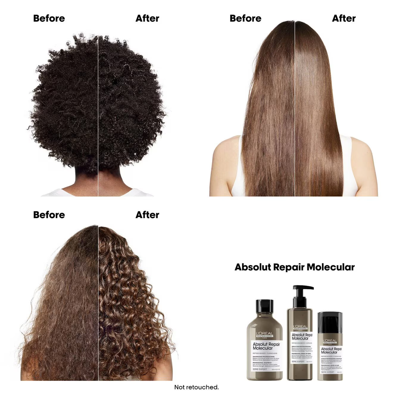 Absolut Repair Molecular Shampoo Refill for Damaged Hair