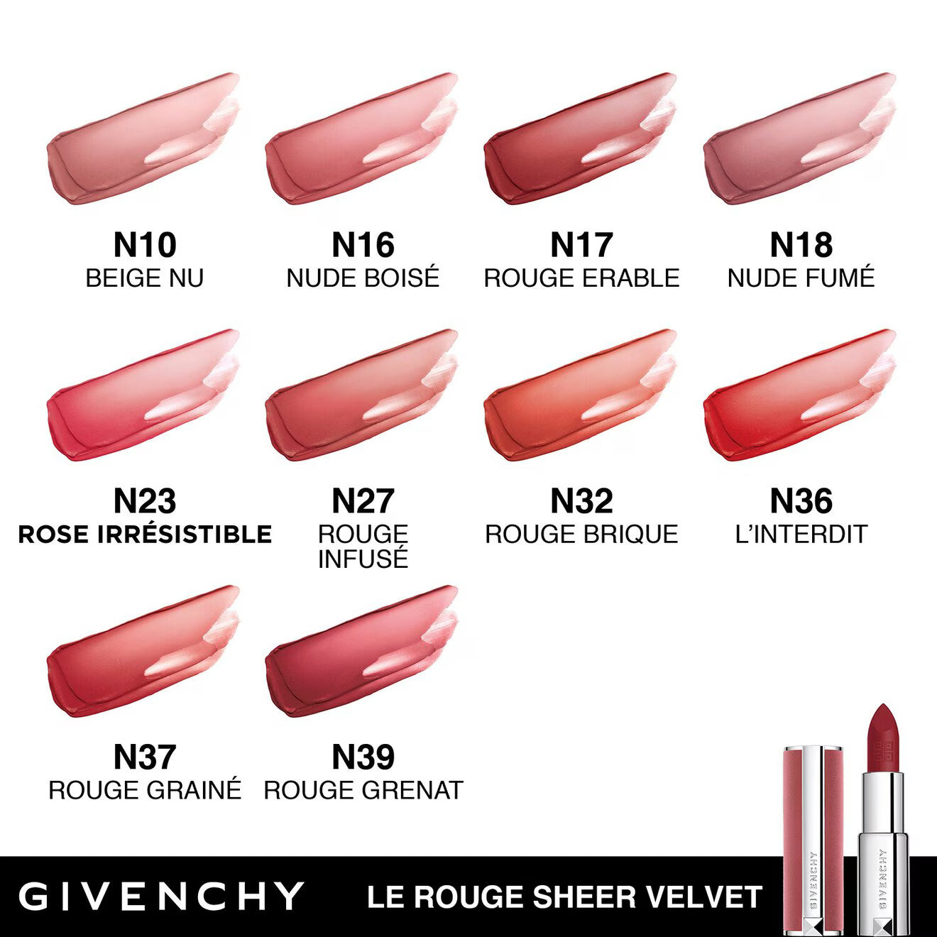 Le Rouge Sheer Velvet