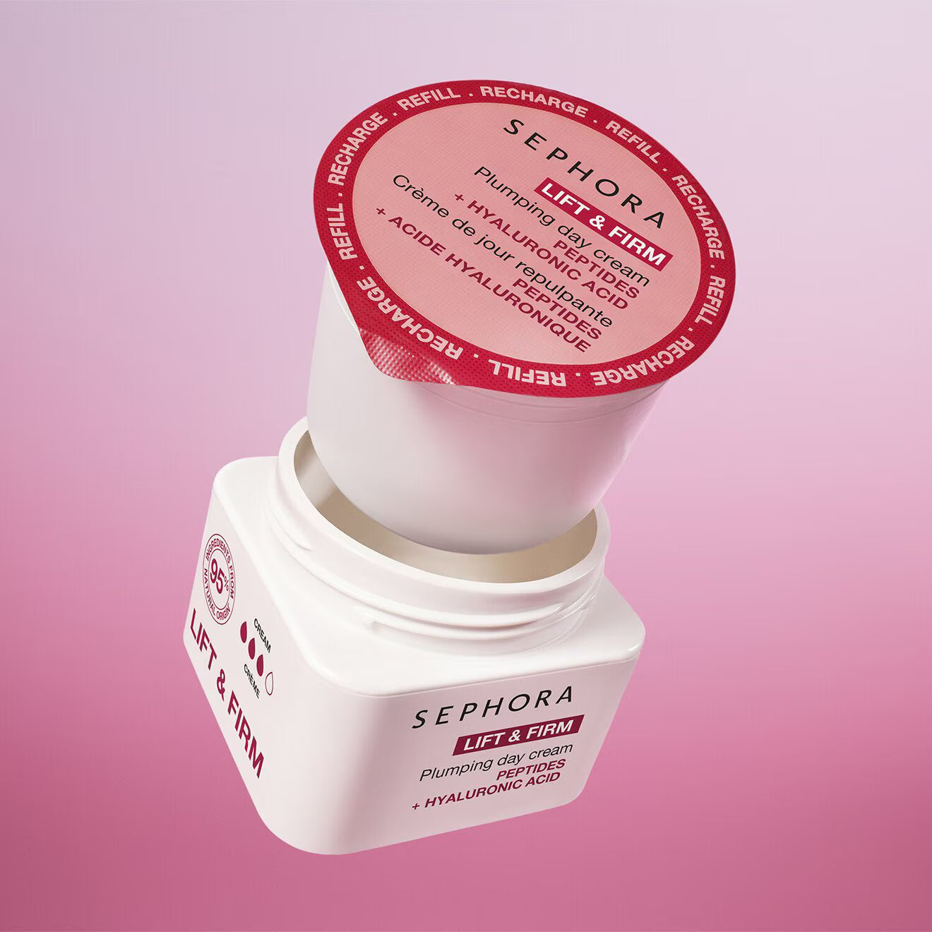 Lift & Firm – Plumping Day Cream with Peptides + Hyaluronic Acid