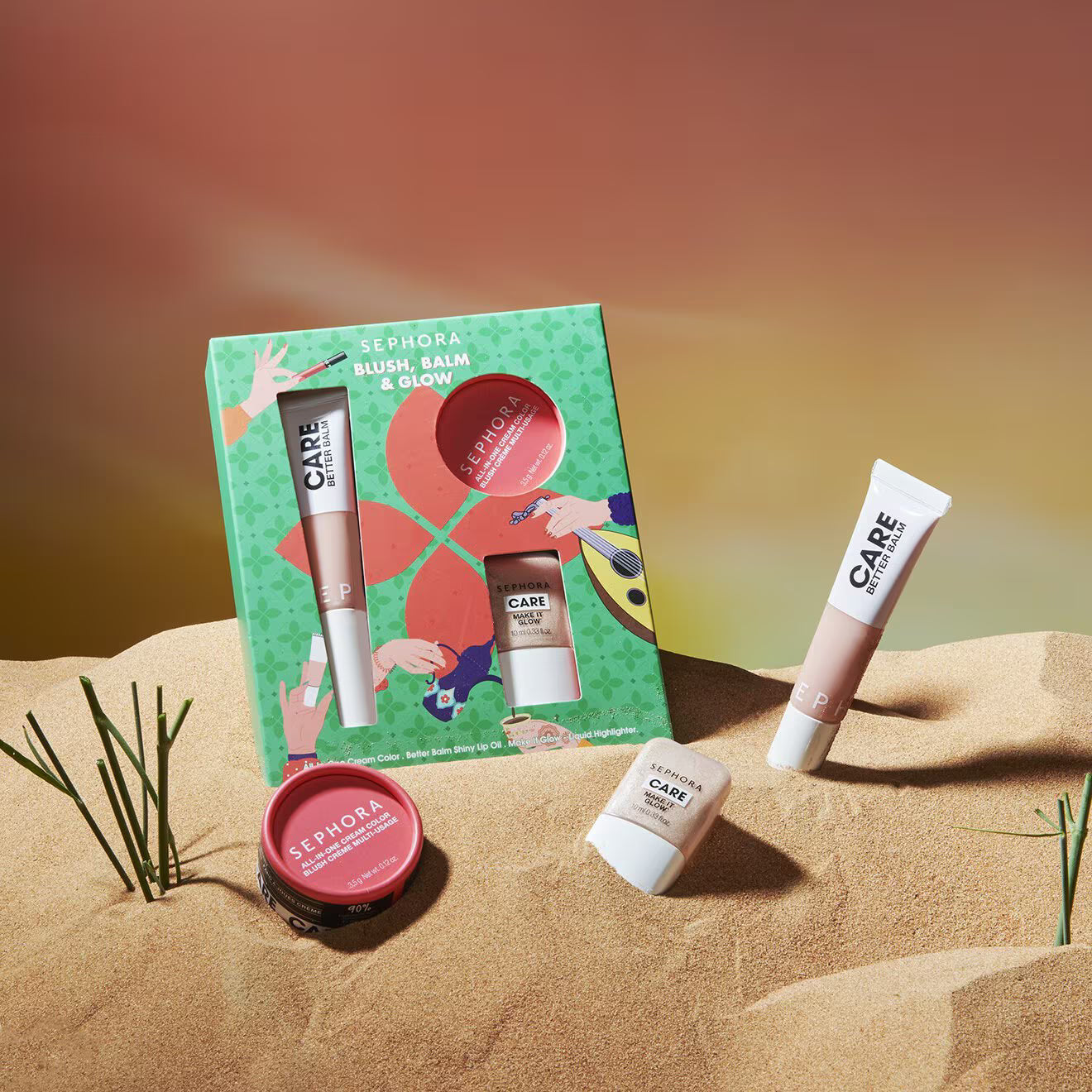 Blush, Balm & Glow